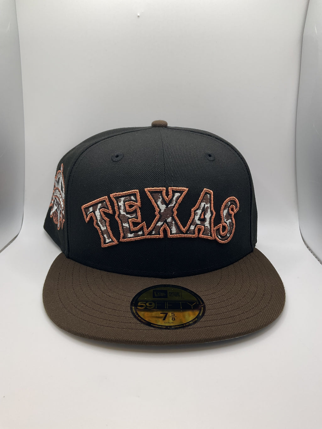 Texas Rangers Cow New Era 59Fifty Fitted Hat - Size 7 1/2