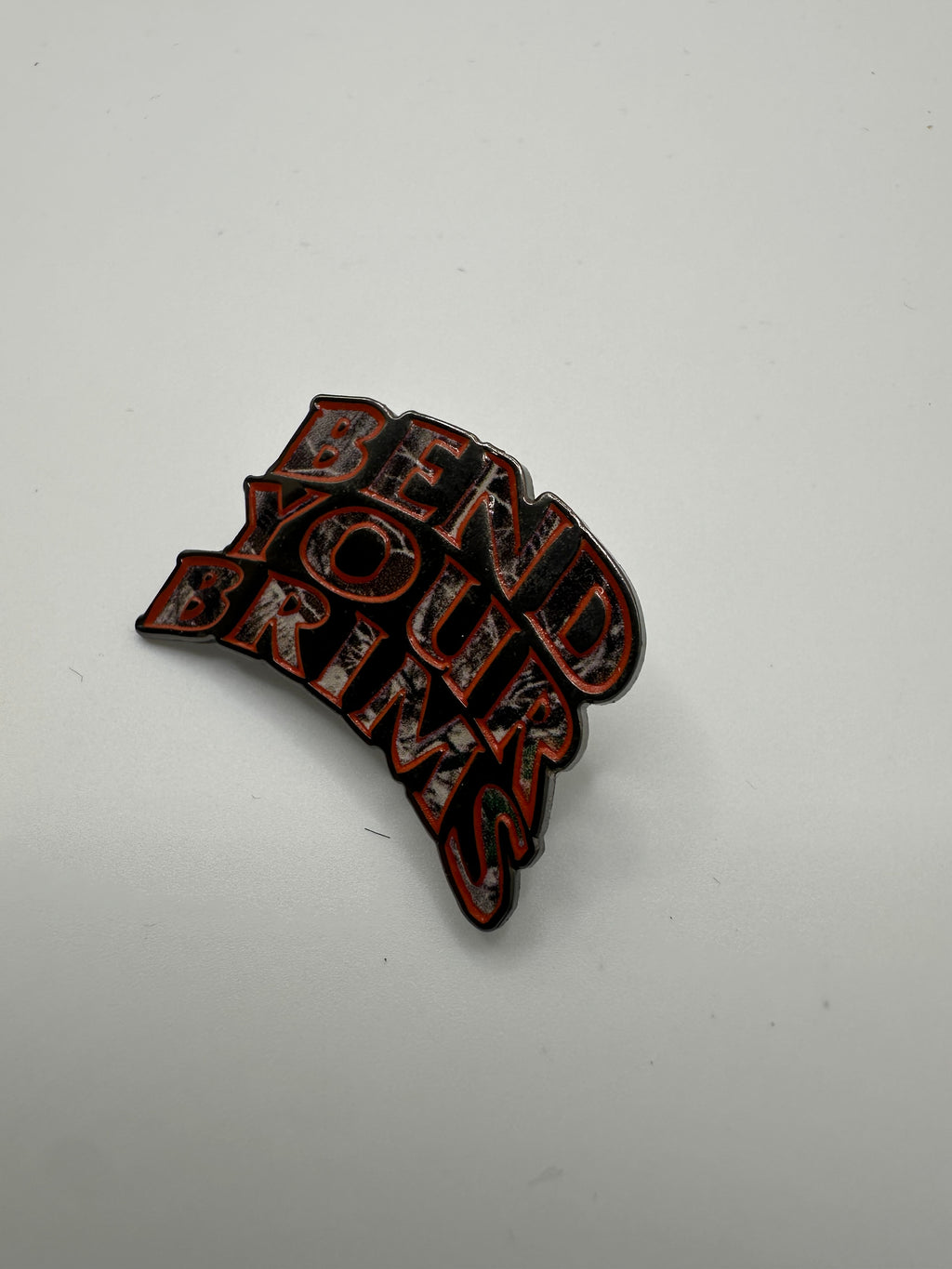 Bend Your Brims "Orange Camo" Hat Pin