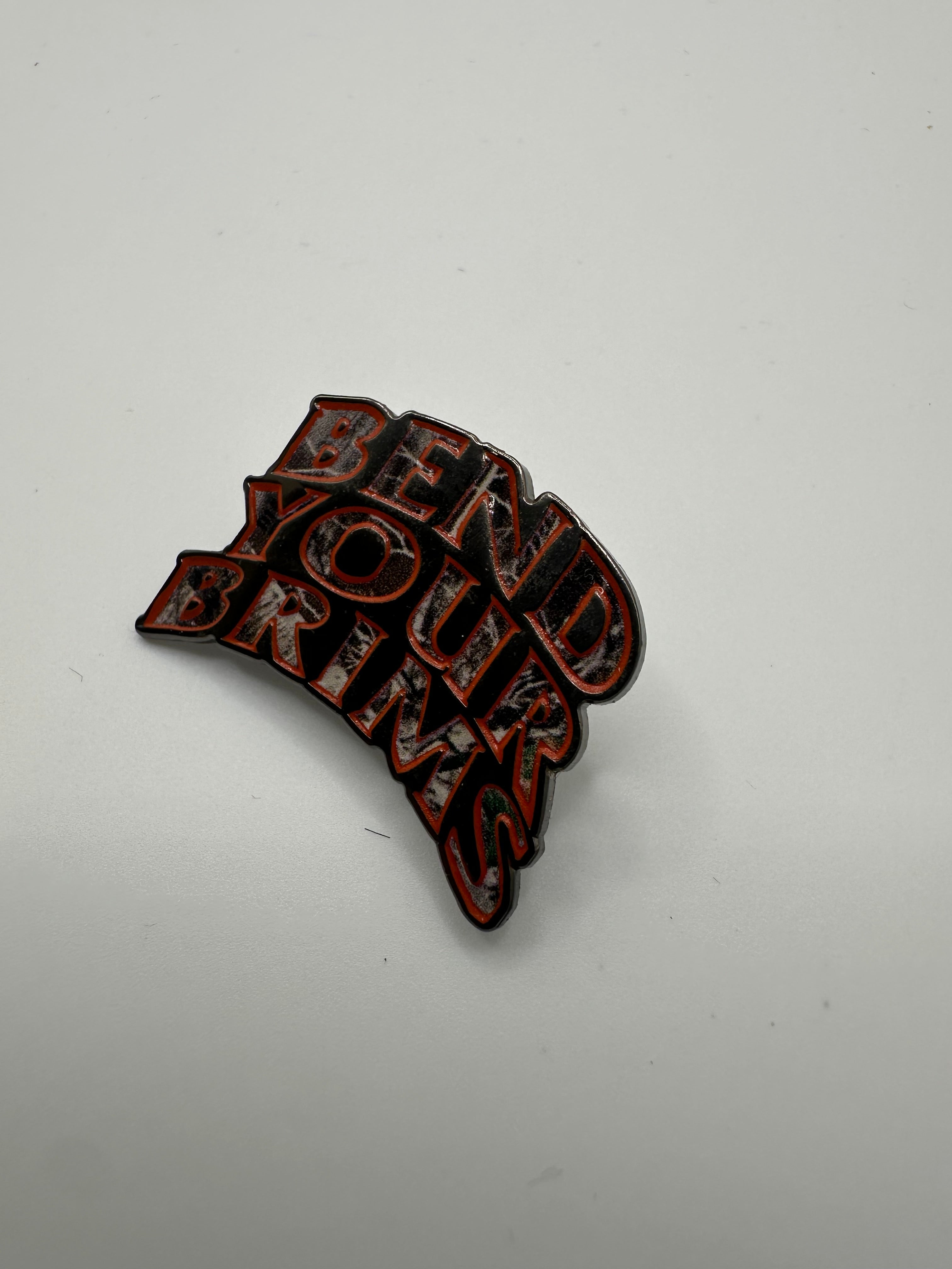 Bend Your Brims "Orange Camo" Hat Pin