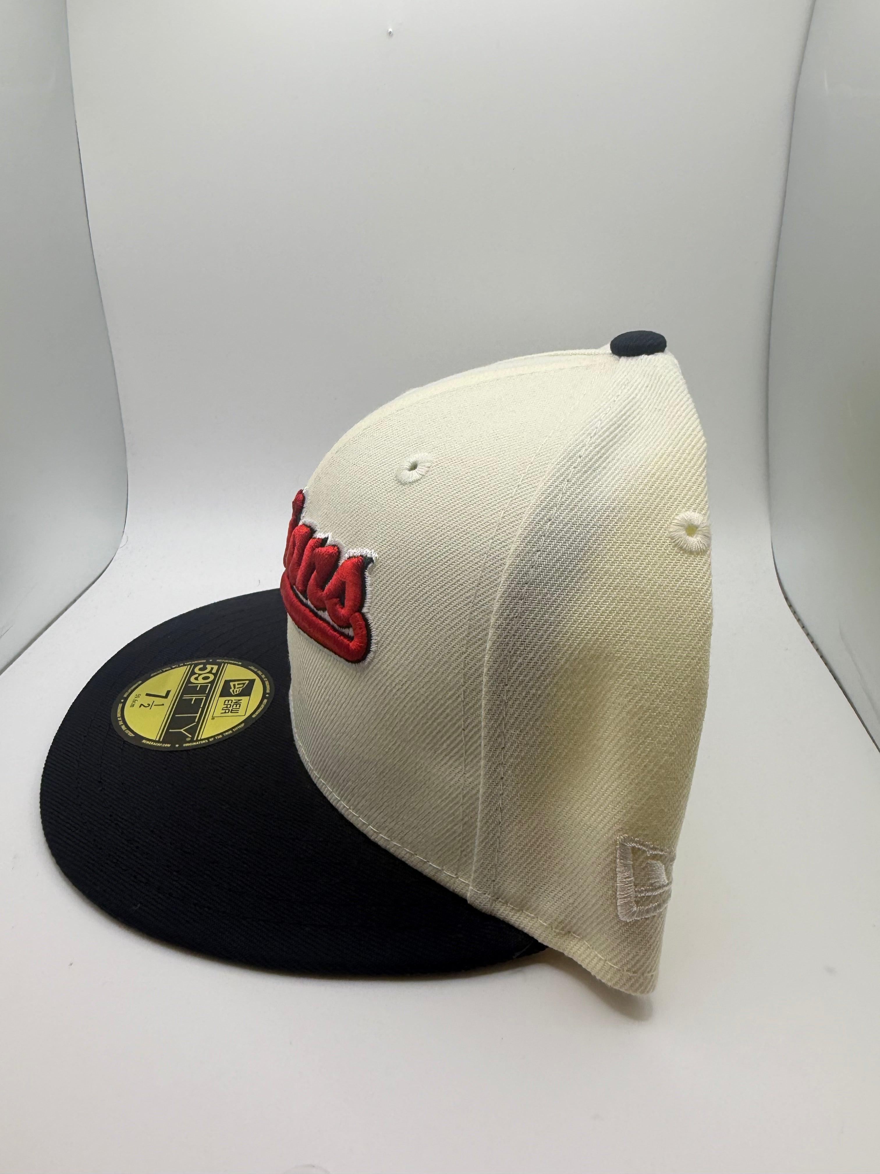 Cleveland Indians New Era 59Fifty Fitted Hat - Size 7 1/2