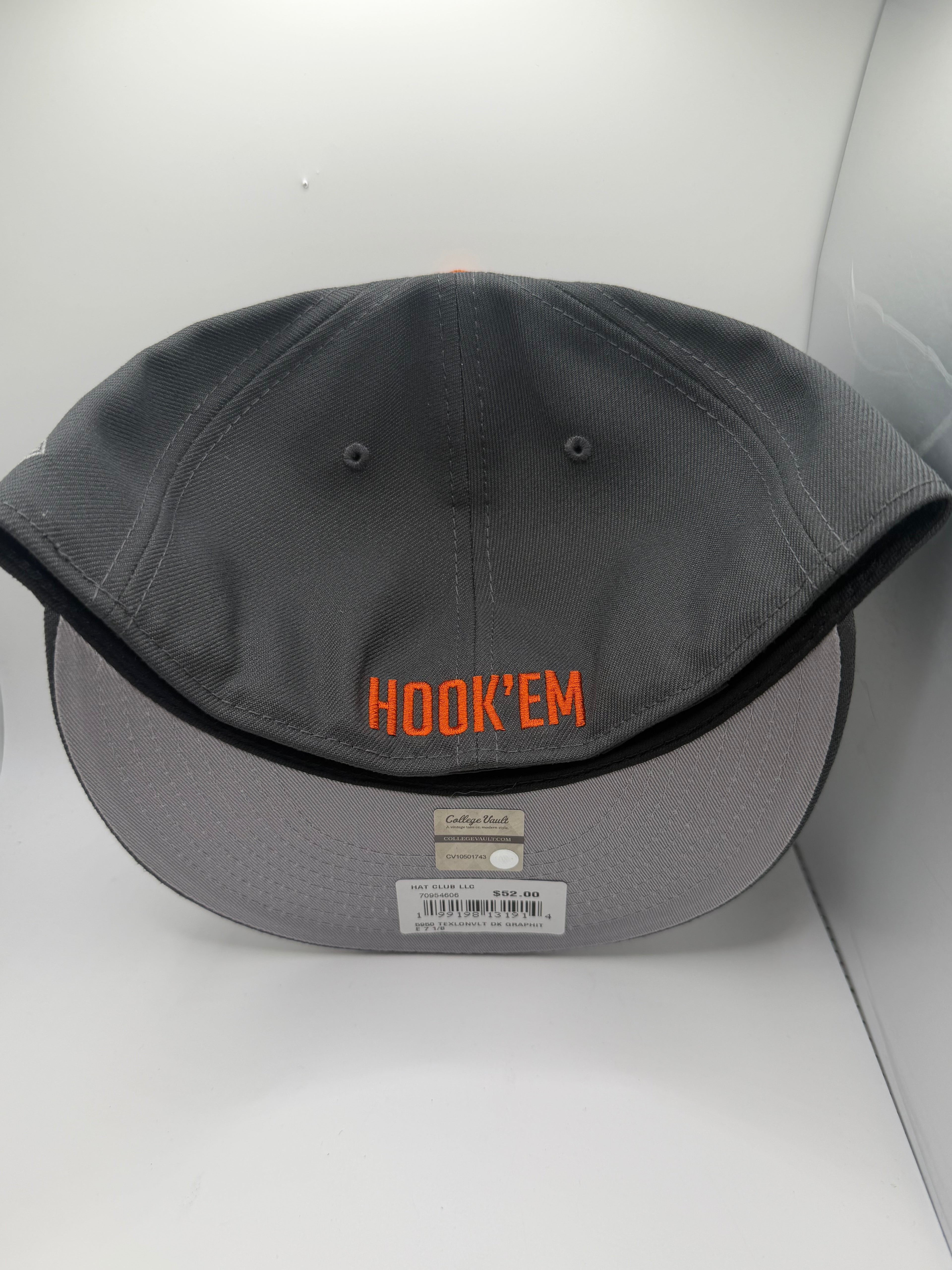 UT Longhorns New Era 59Fifty Fitted Hat - Size 7 1/8