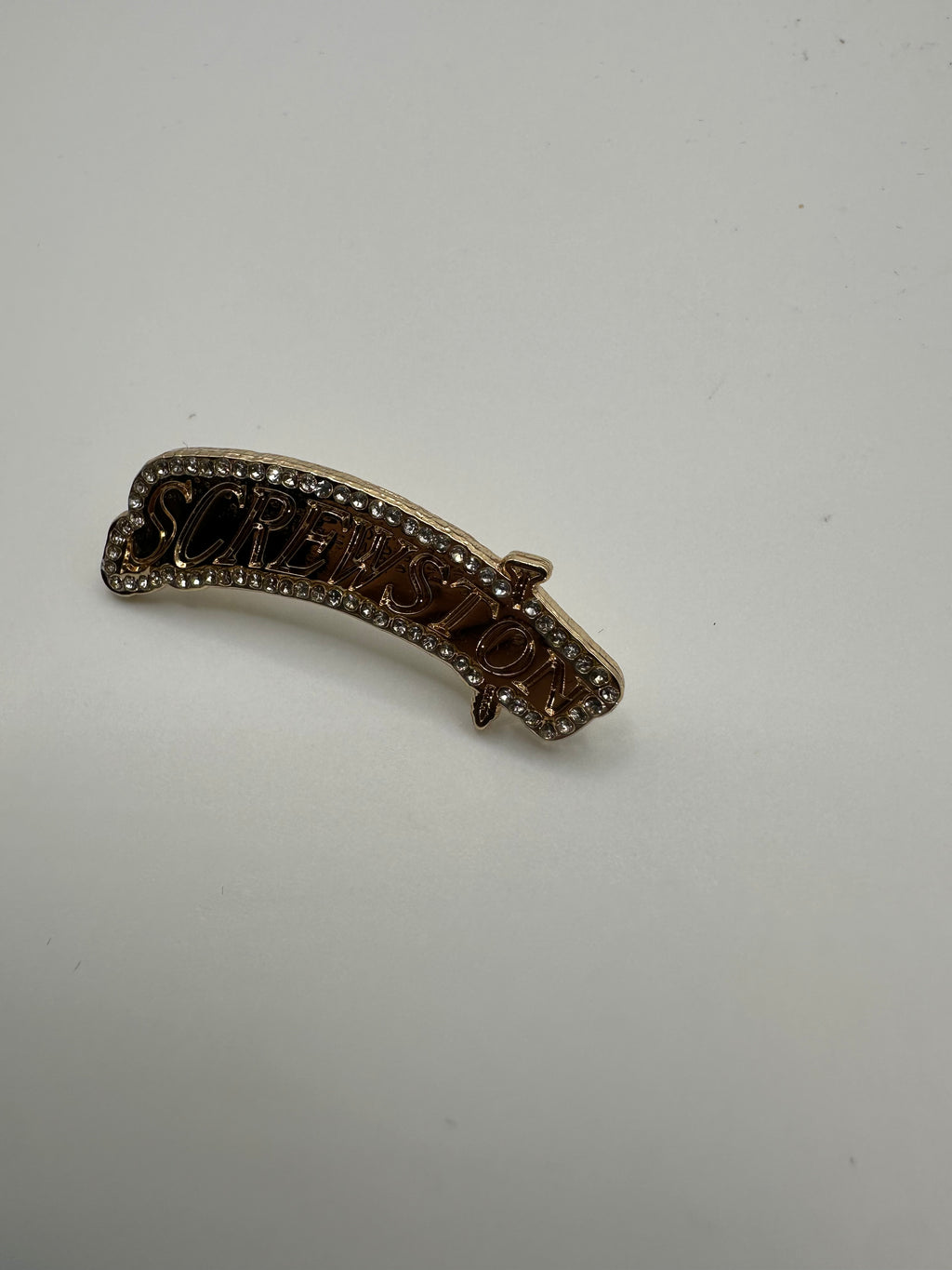 Screwston "Gold/Yellow Diamonds" Hat Pin