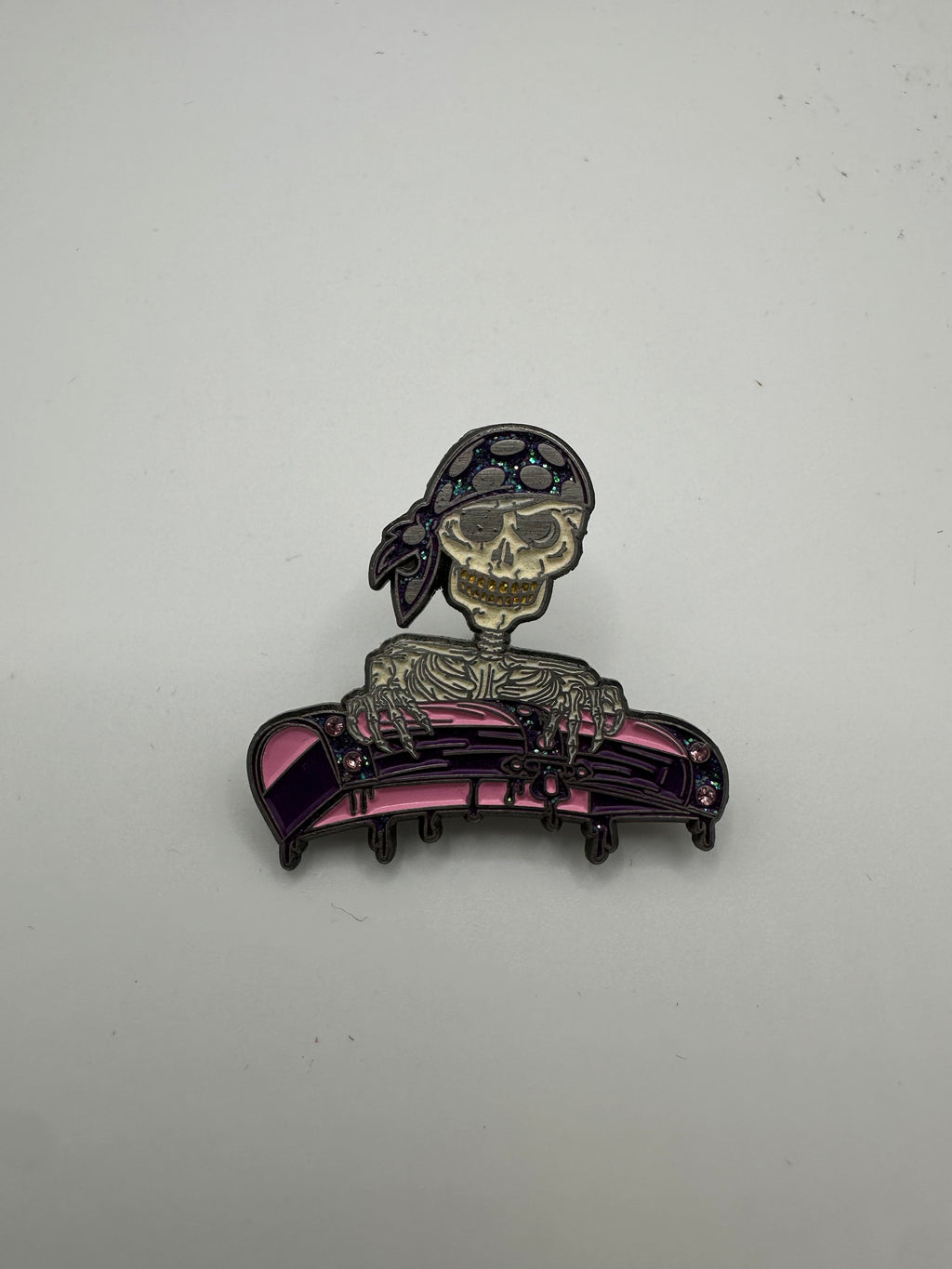 @724heatcheck "Pirate Chest" Pink/Purple/White Hat Pin