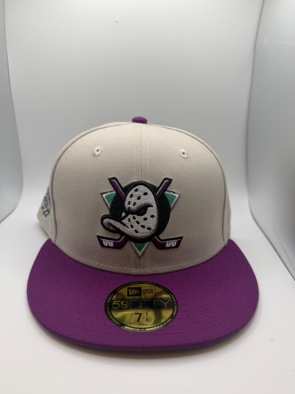 Anaheim Ducks New Era 59Fifty Fitted Hat - Size 7 1/8