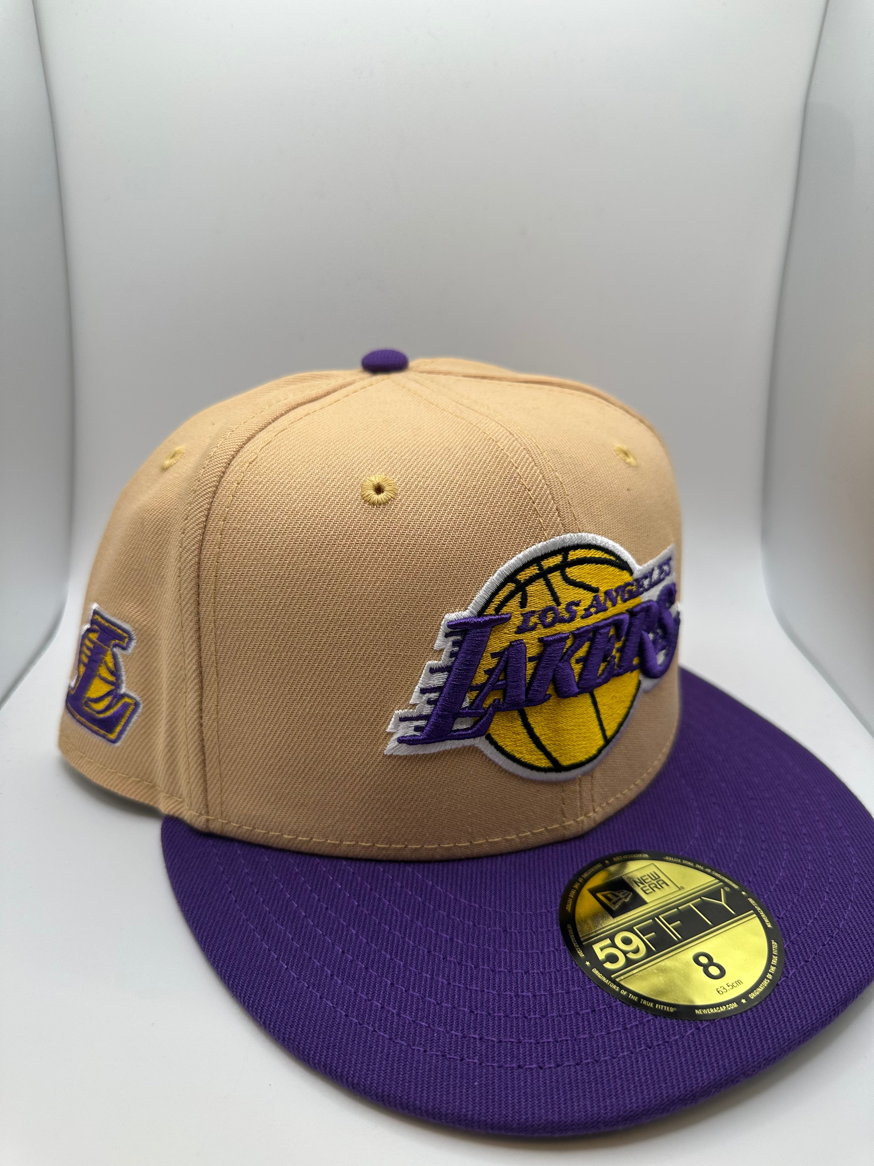 Los Angeles Lakers New Era 59Fifty Fitted Hat - Size 8
