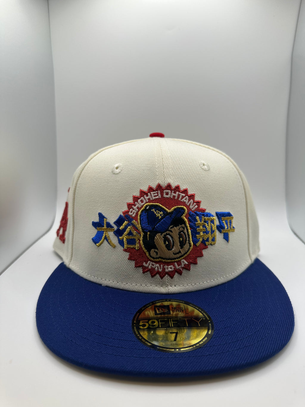 Los Angeles Dodgers "Shohei Ohtani JPN to LA" New Era 59Fifty Fitted Hat - Size 7
