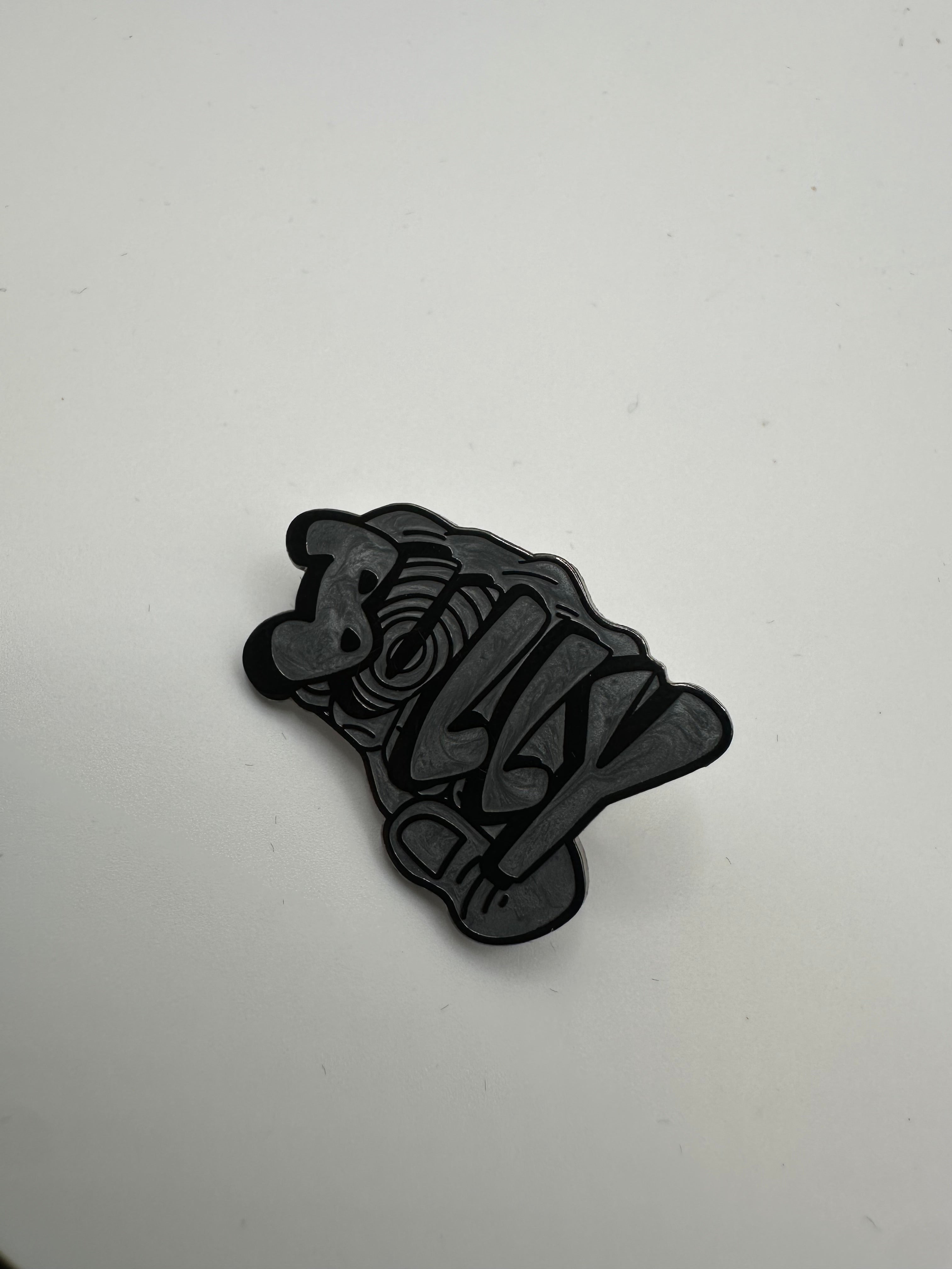 Bully Gang Dark Gray Hat Pin