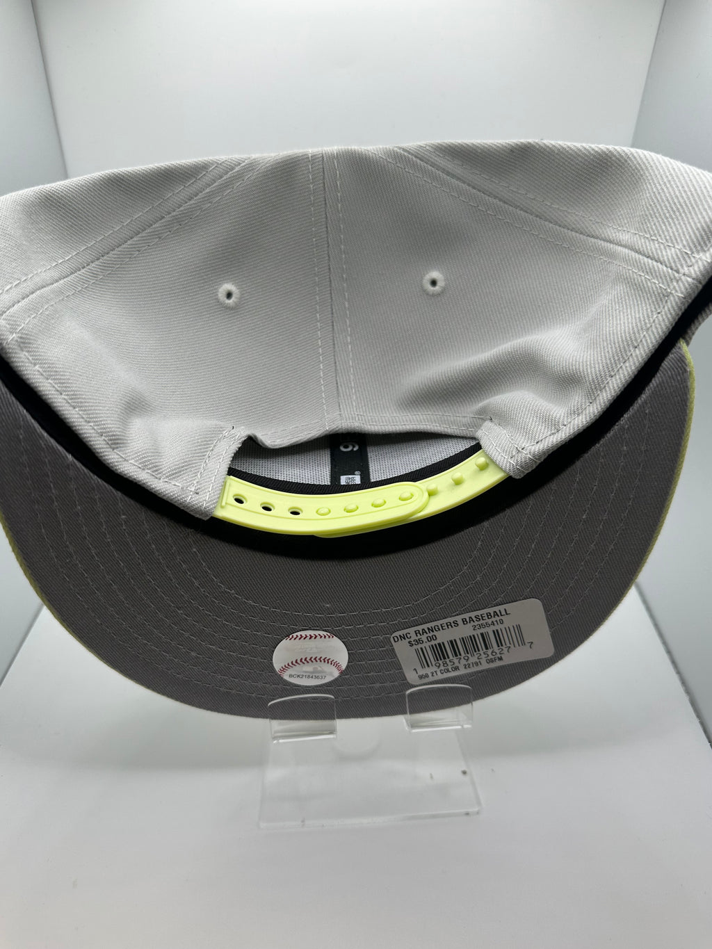Texas Rangers Gray/Neon New Era 9Fifty Snapback Hat