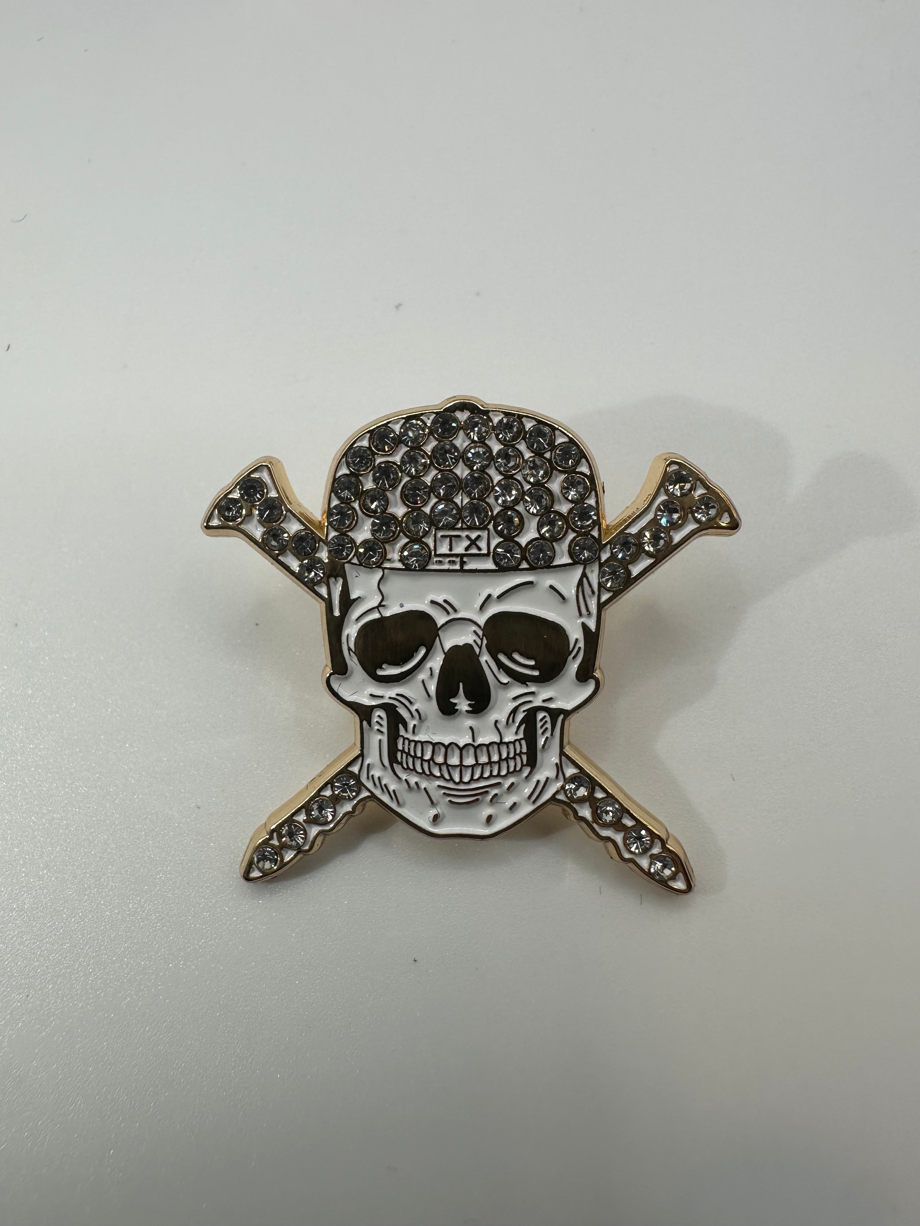 TX Fitteds "Skull" Hat Pin