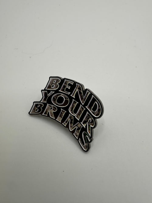 Bend Your Brims "Camo" Hat Pin