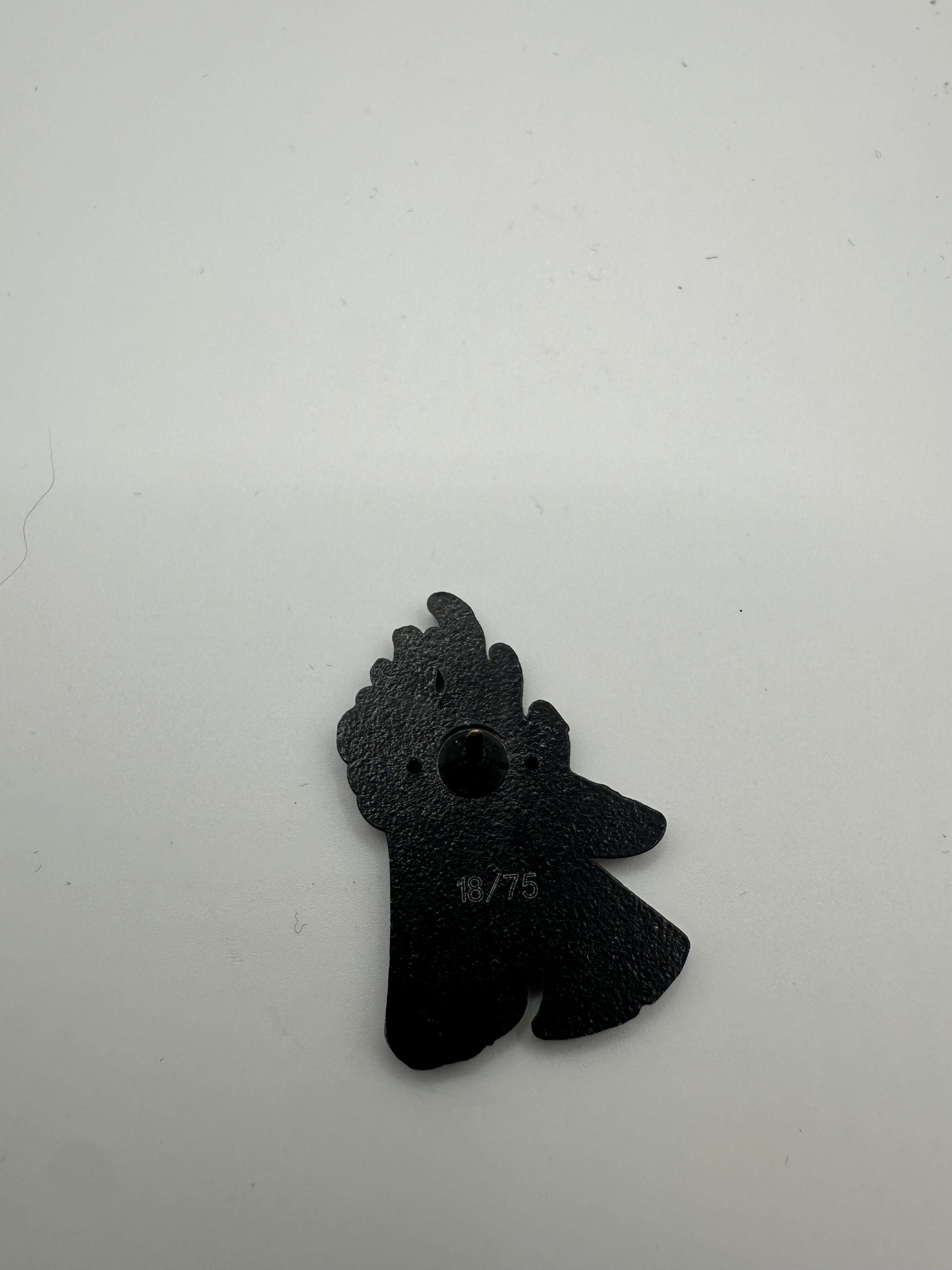 Fitted Fire "Purple Peeker" Hat Pin