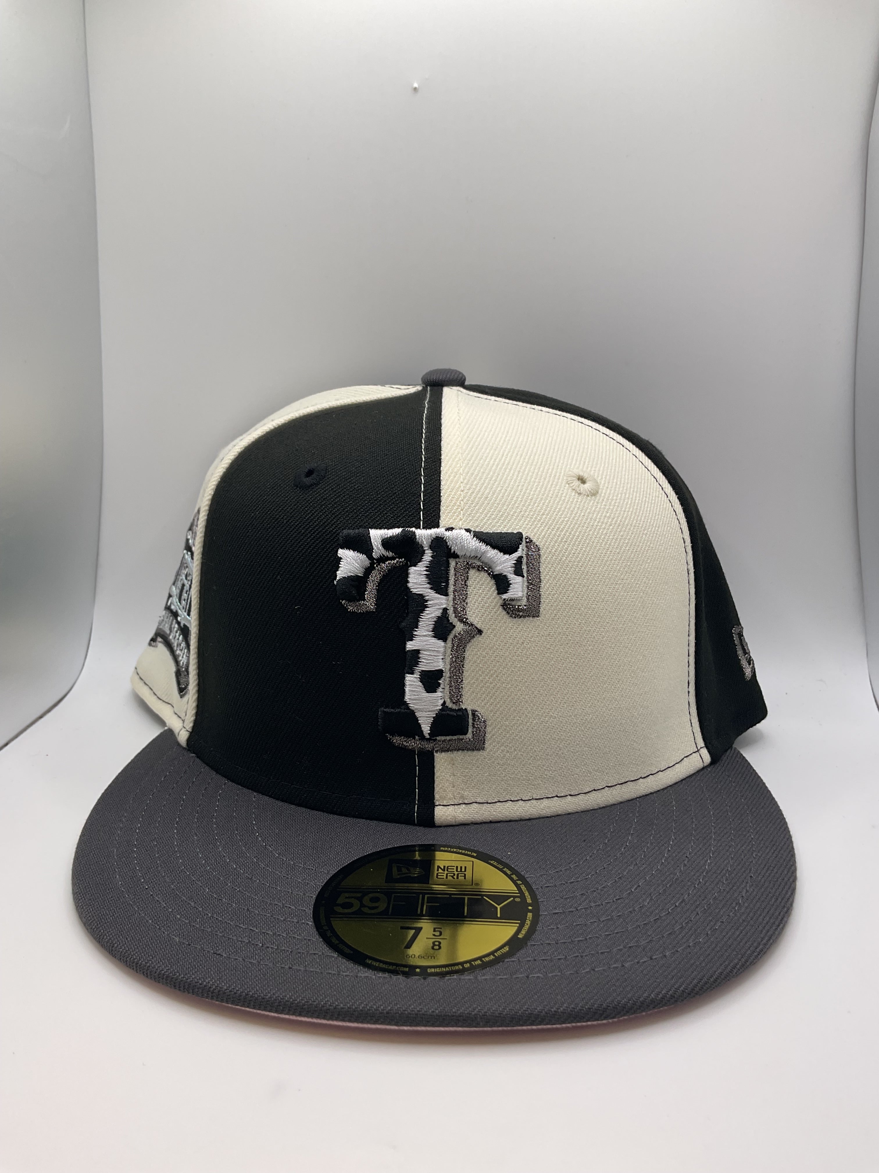 Texas Rangers "Pinwheel Cow" New Era 59Fifty Fitted Hat - Size 7 5/8