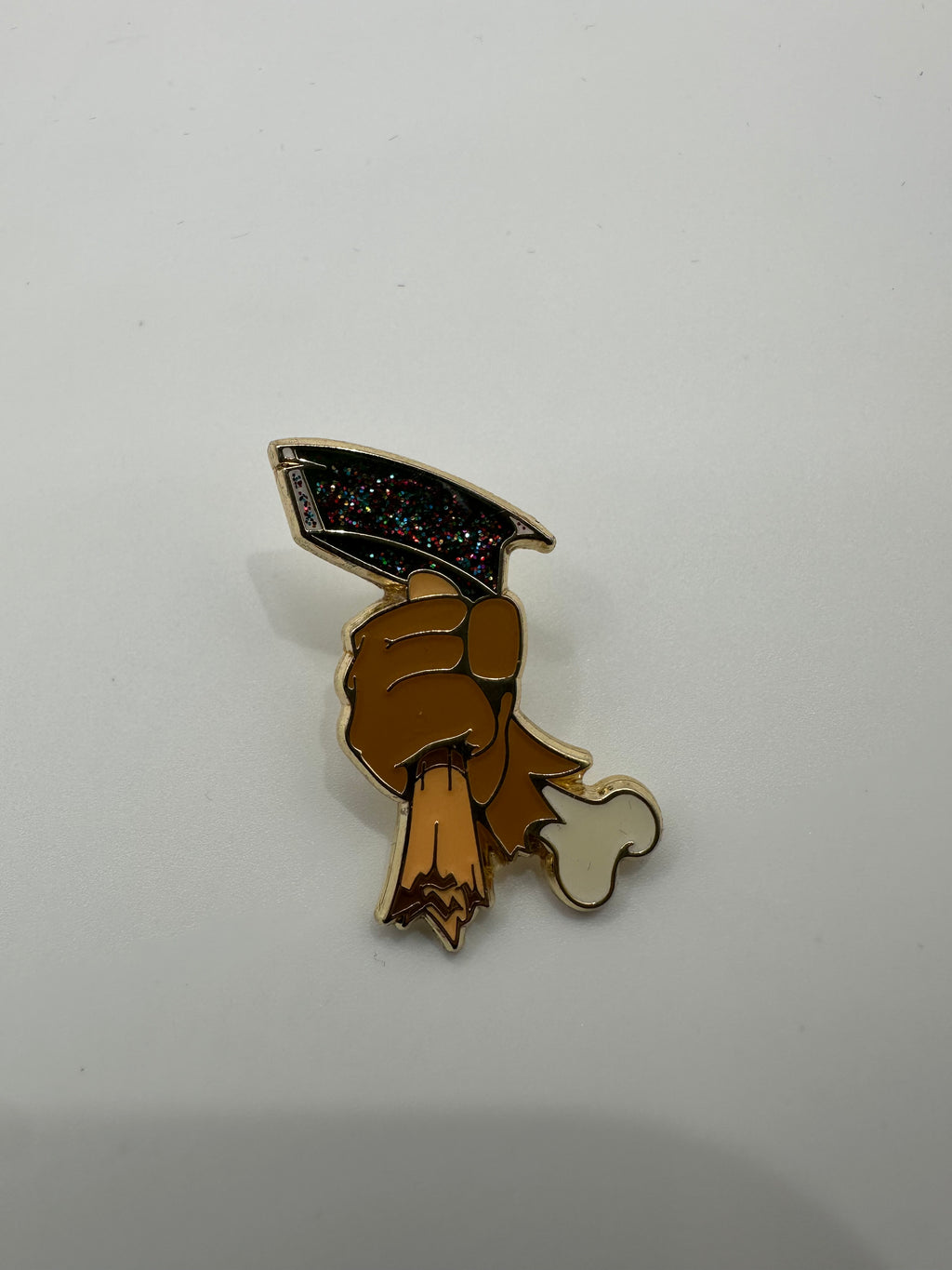 Fitted Fire "Glitter Axe" Hat Pin