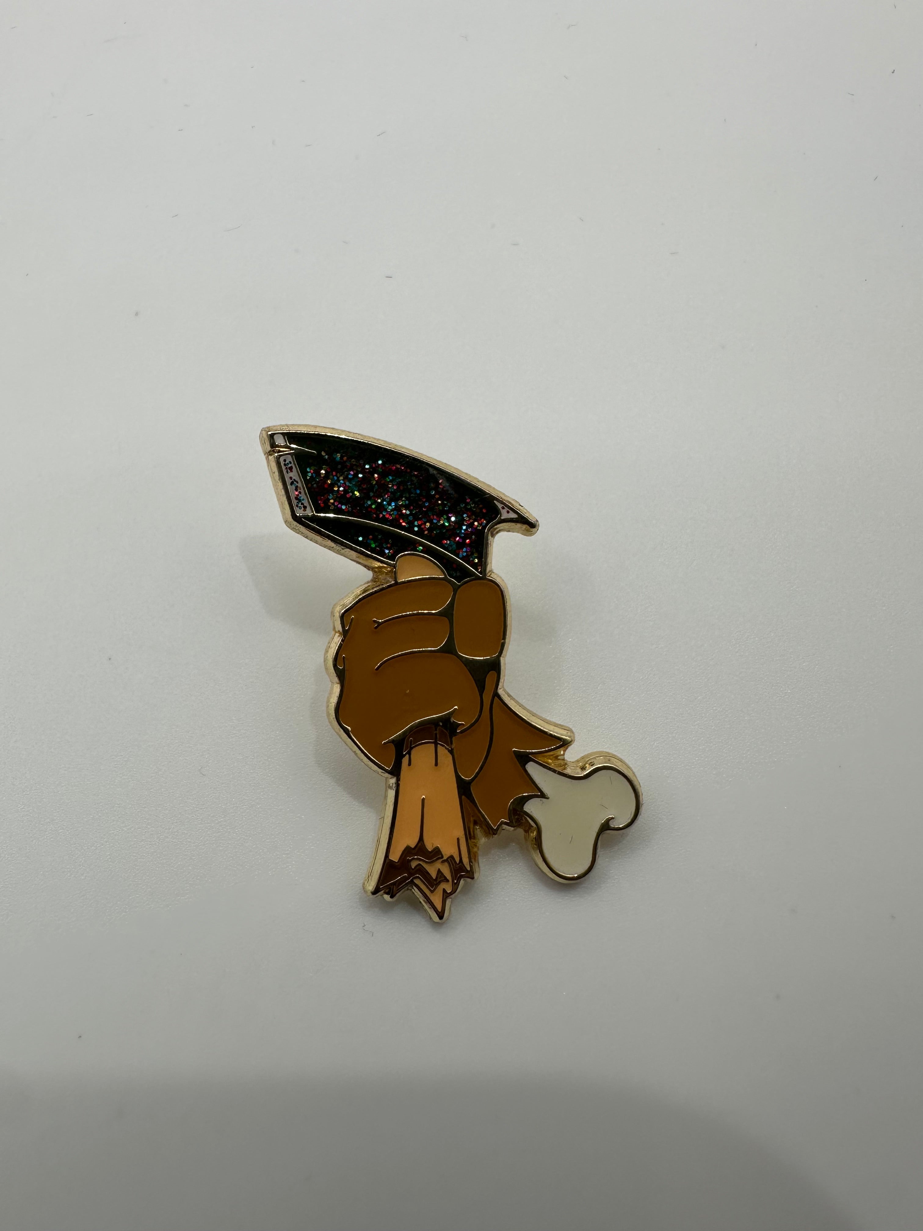 Fitted Fire "Glitter Axe" Hat Pin