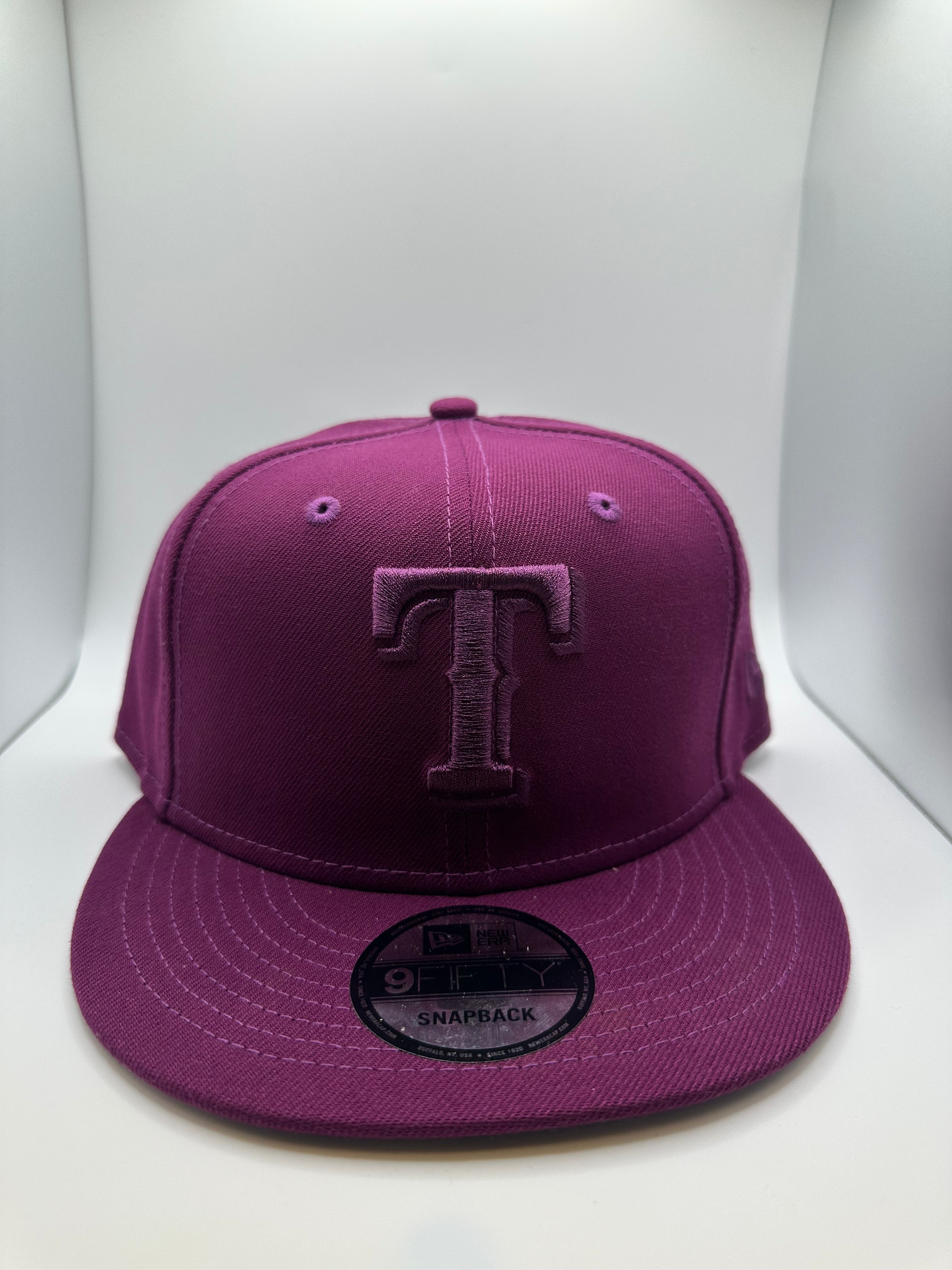 Texas Rangers Purple New Era 9Fifty Snapback Hat