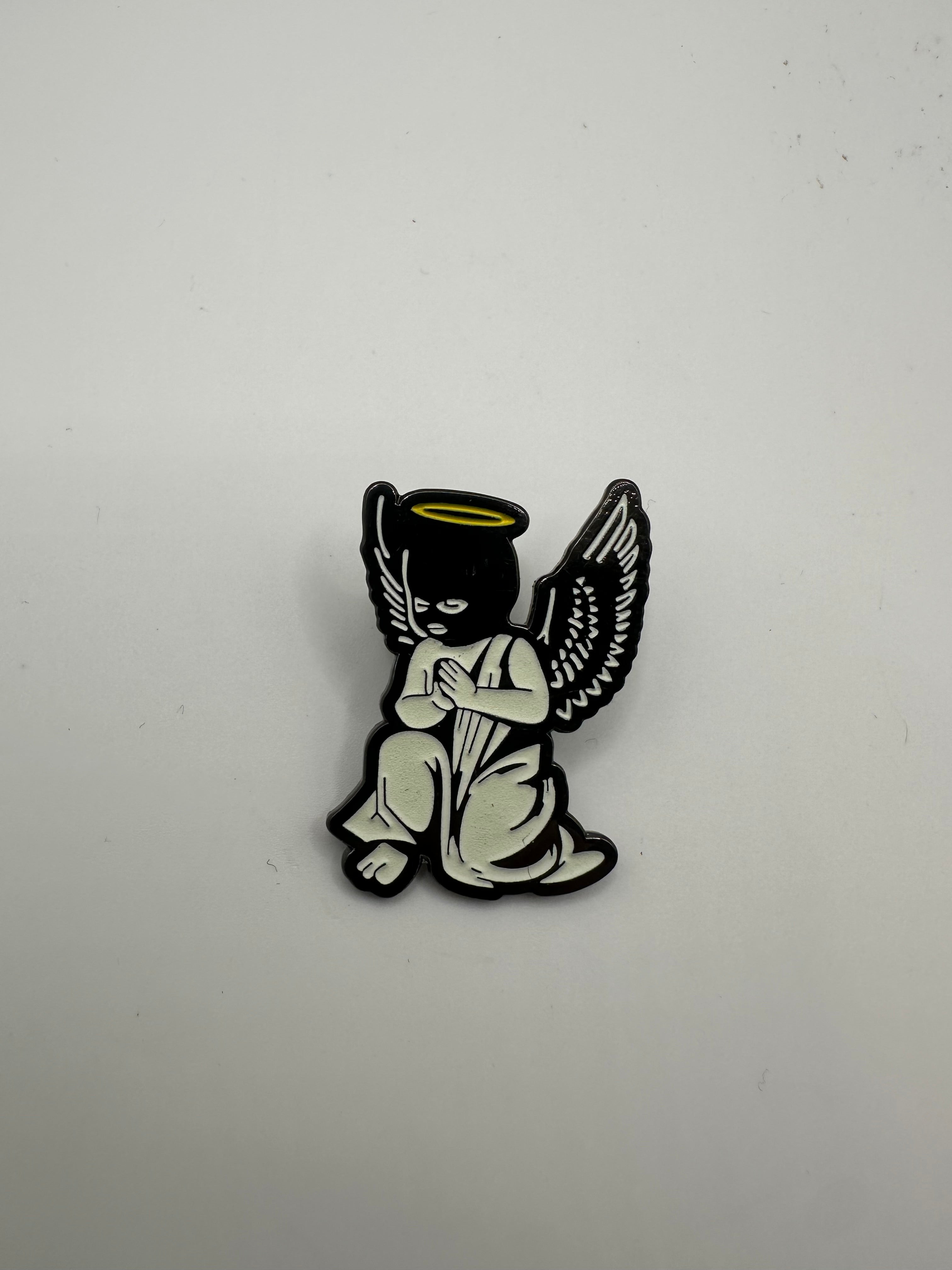 Masked Angel Hat Pin