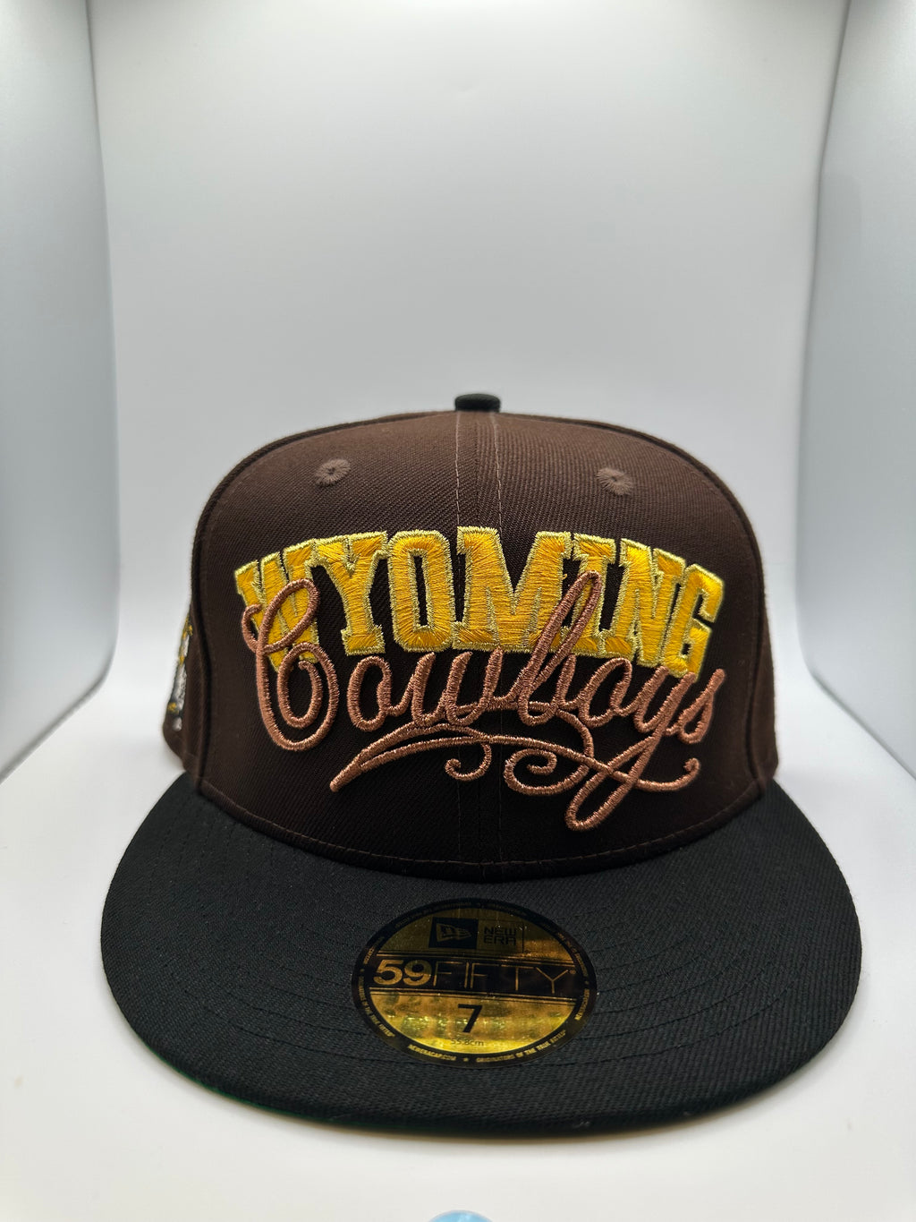 Wyoming Cowboys New Era 59Fifty Fitted Hat - Size 7