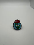 New Era Globe Cartoon Hat Pin