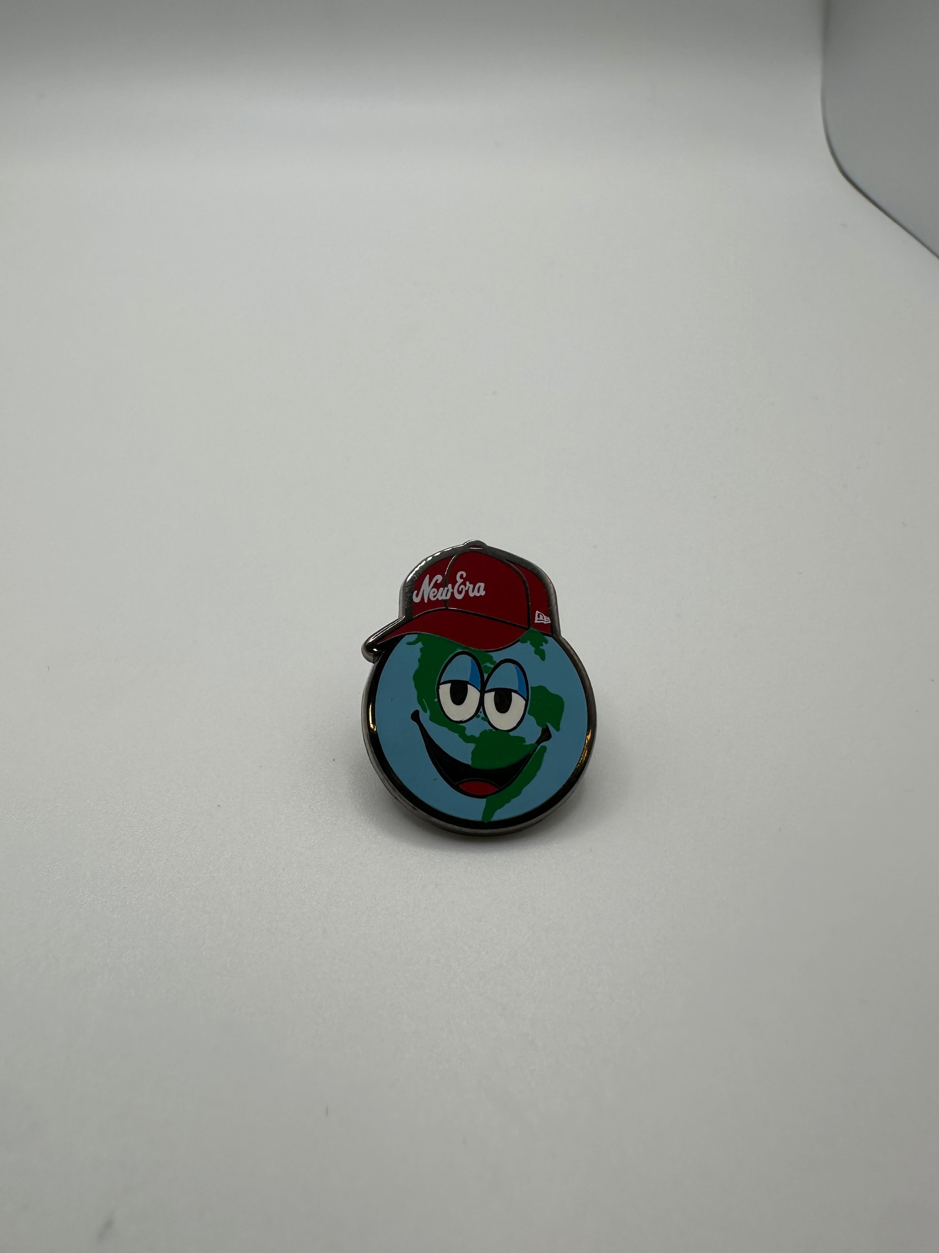 New Era Globe Cartoon Hat Pin