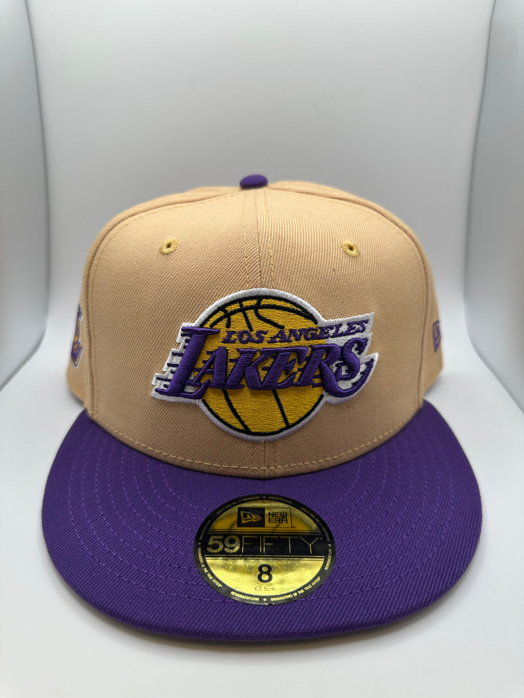 Los Angeles Lakers New Era 59Fifty Fitted Hat - Size 8