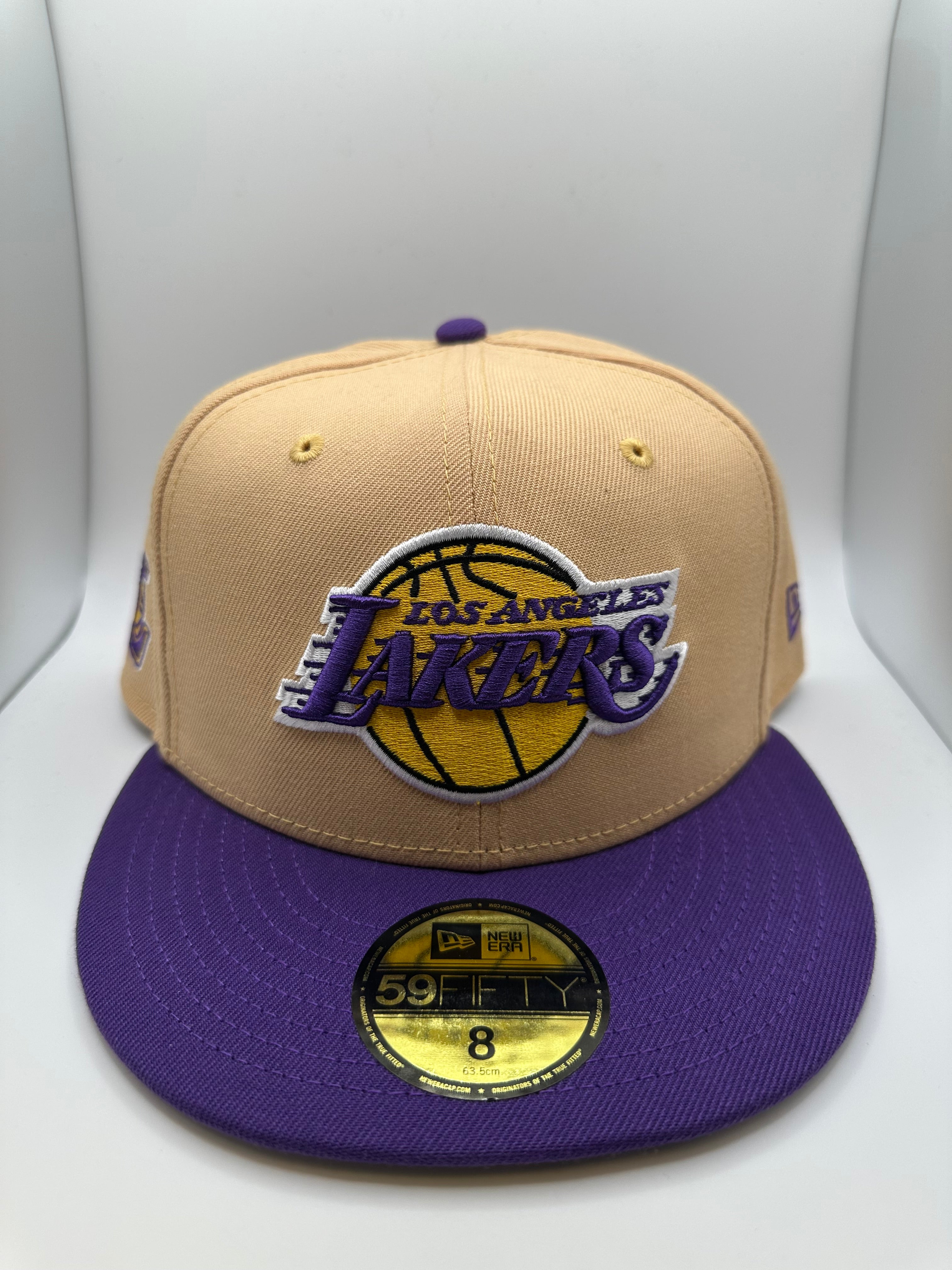 Los Angeles Lakers New Era 59Fifty Fitted Hat - Size 8
