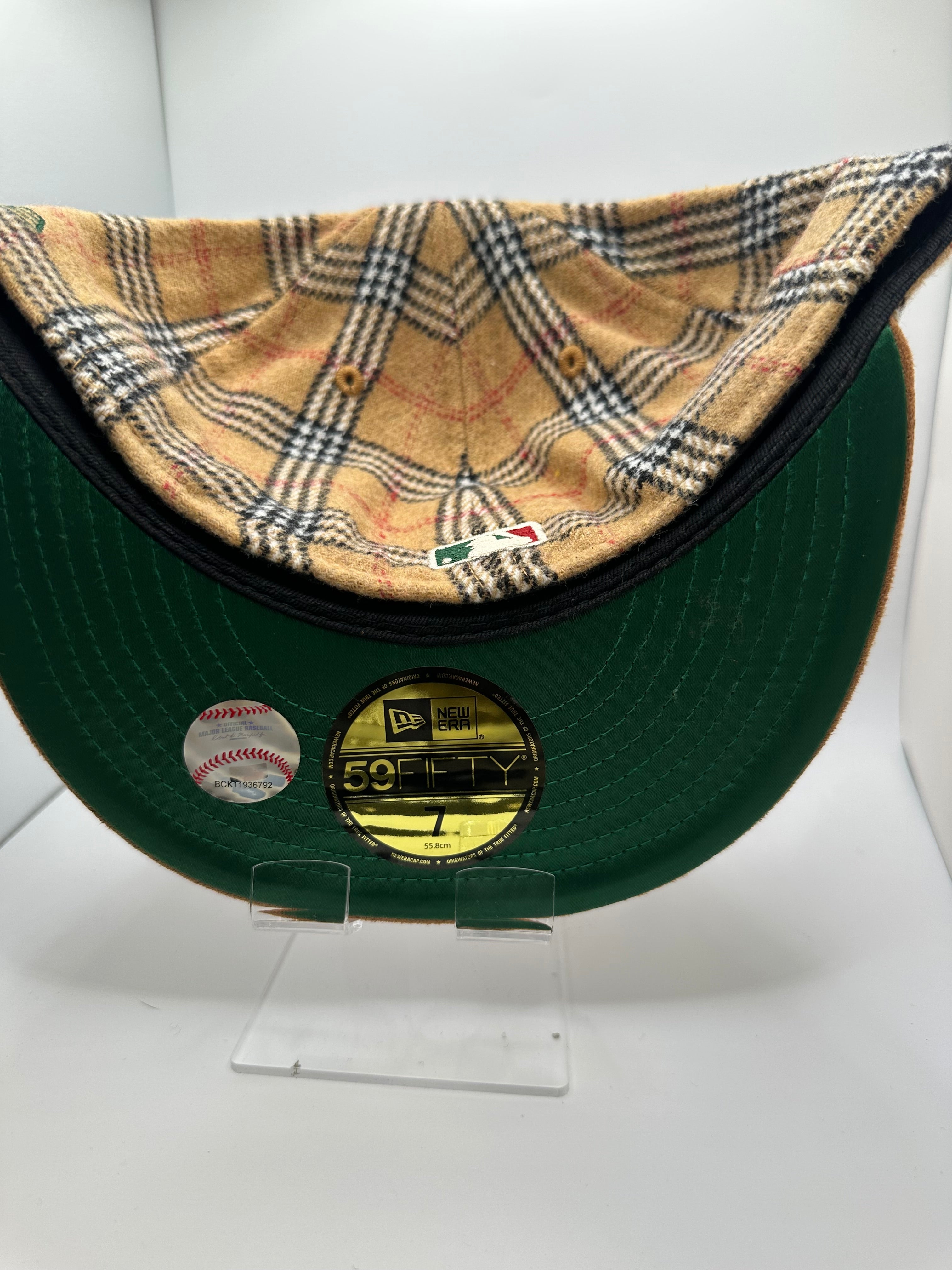 Boston Red Sox "Burberry" Plaid New Era 59Fifty Fitted Hat