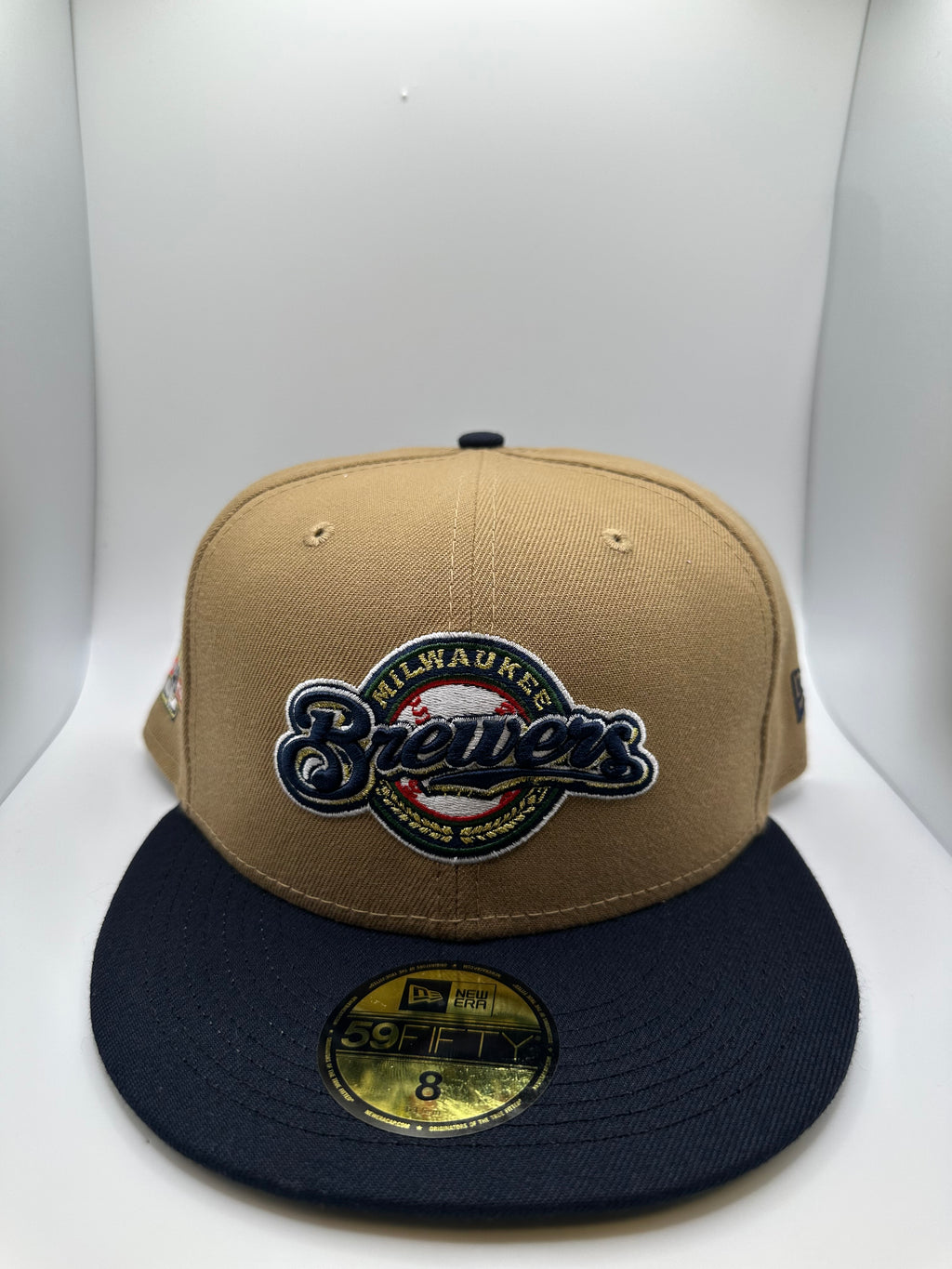 Milwaukee Brewers New Era 59Fifty Fitted Hat - Size 8