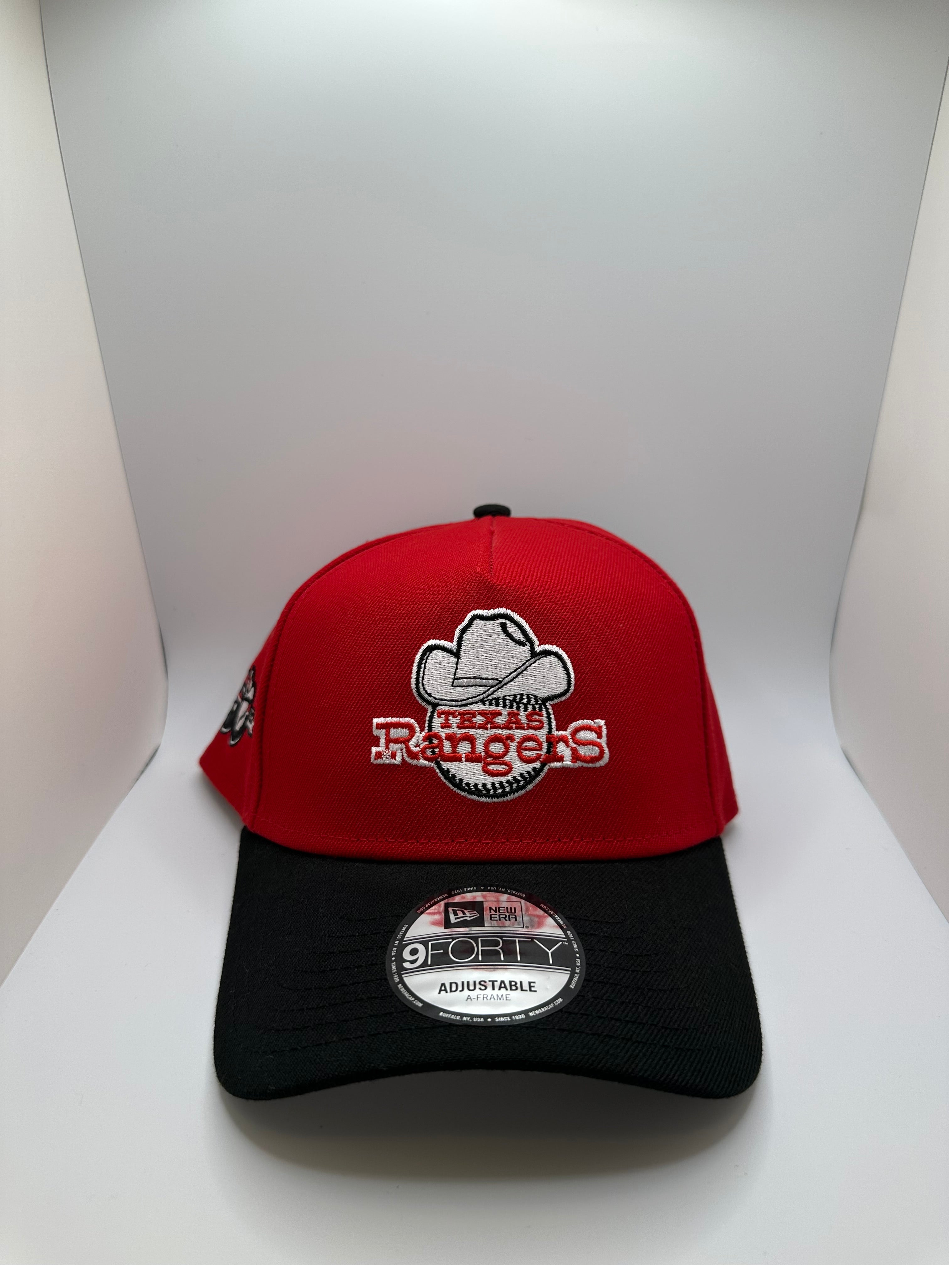Texas Rangers "50 Patch" New Era 9Forty A-Frame Snapback Hat