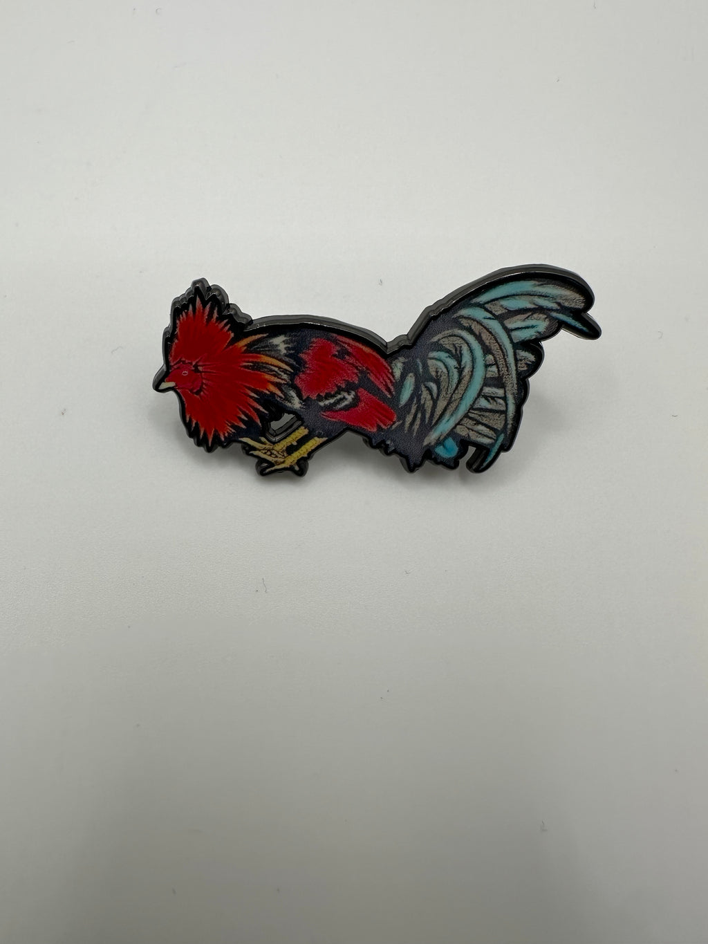 Fighting Rooster Hat Pin