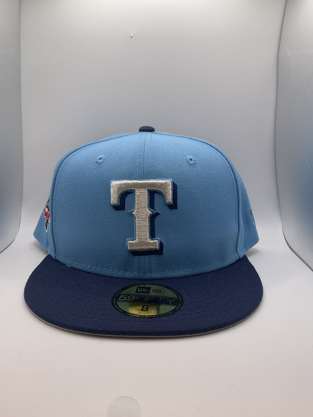 Texas Rangers New Era 59Fifty Fitted Hat - Size 8