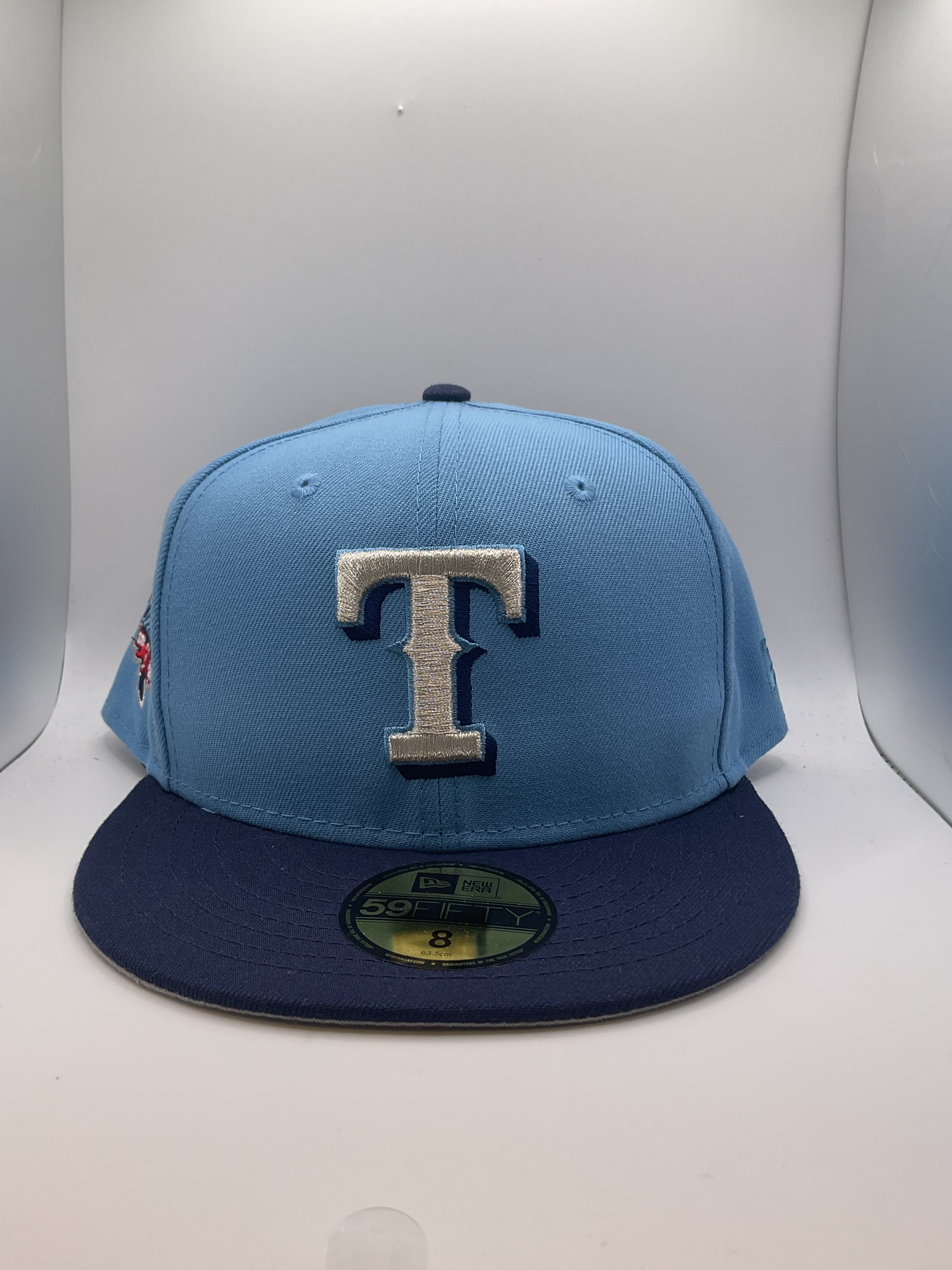 Texas Rangers New Era 59Fifty Fitted Hat - Size 8