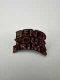 Bend Your Brims "Orange Camo" Hat Pin