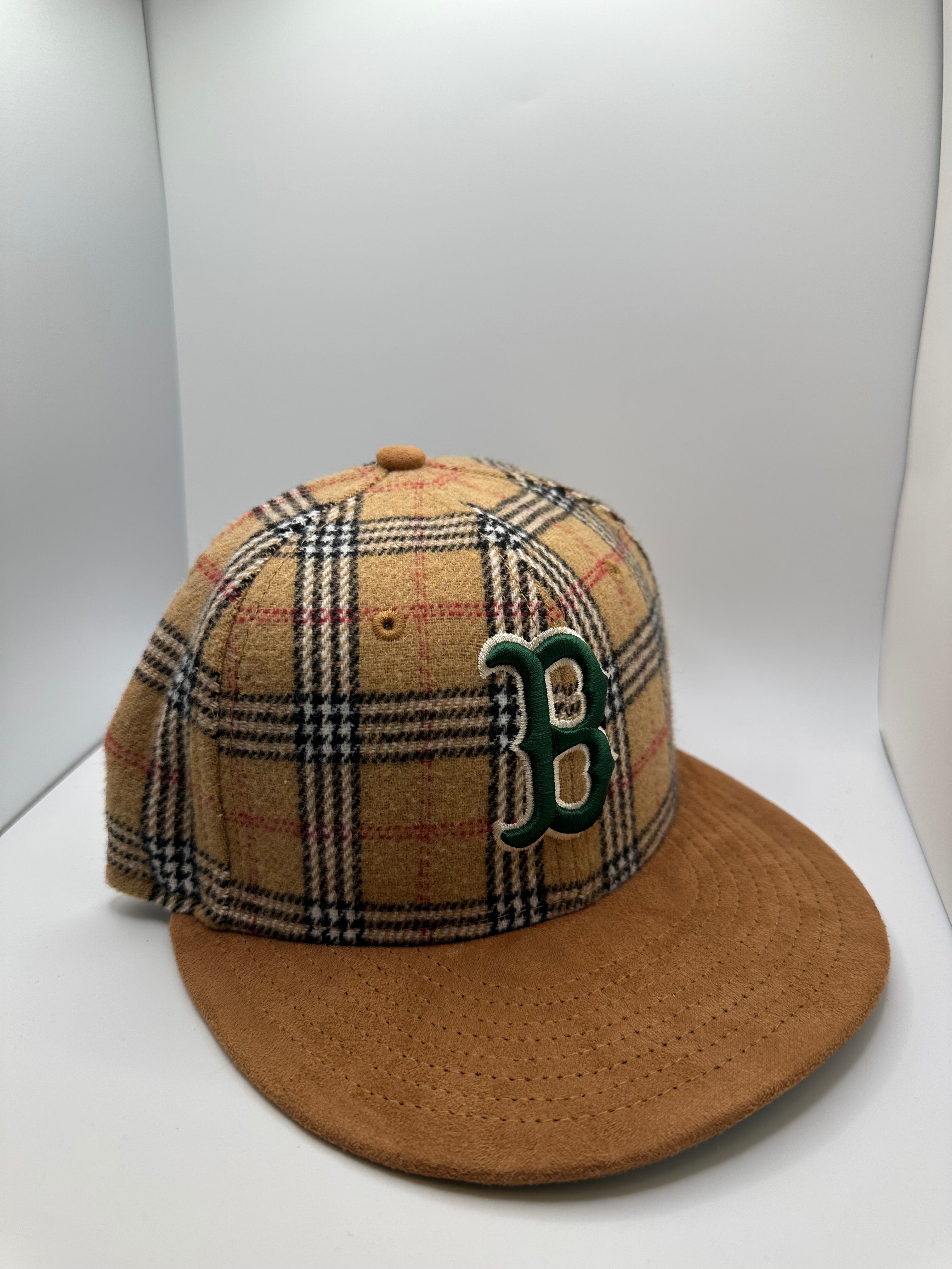 Boston Red Sox "Burberry" Plaid New Era 59Fifty Fitted Hat