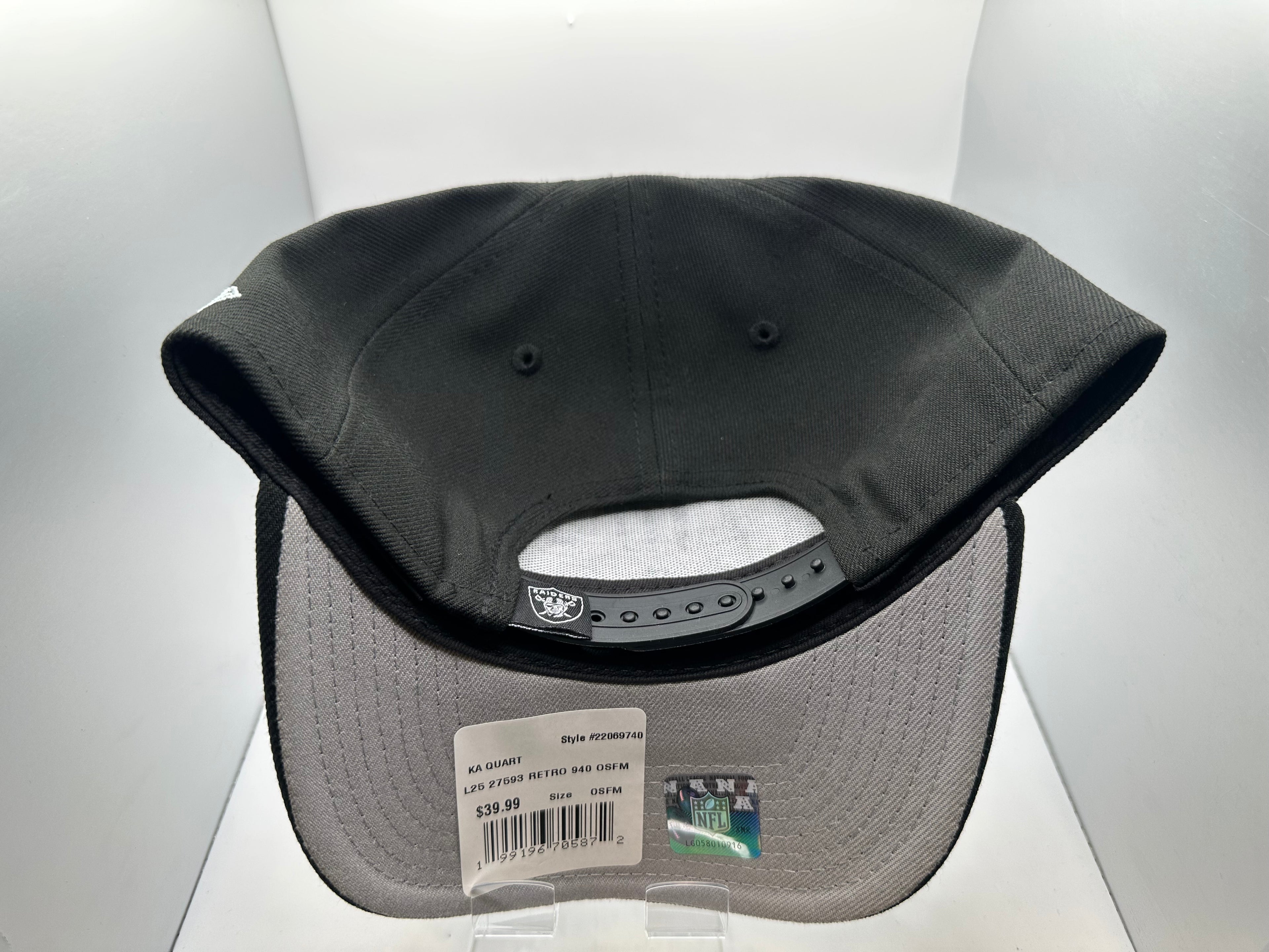 Las Vegas Raiders New Era 9Forty A-Frame Snapback