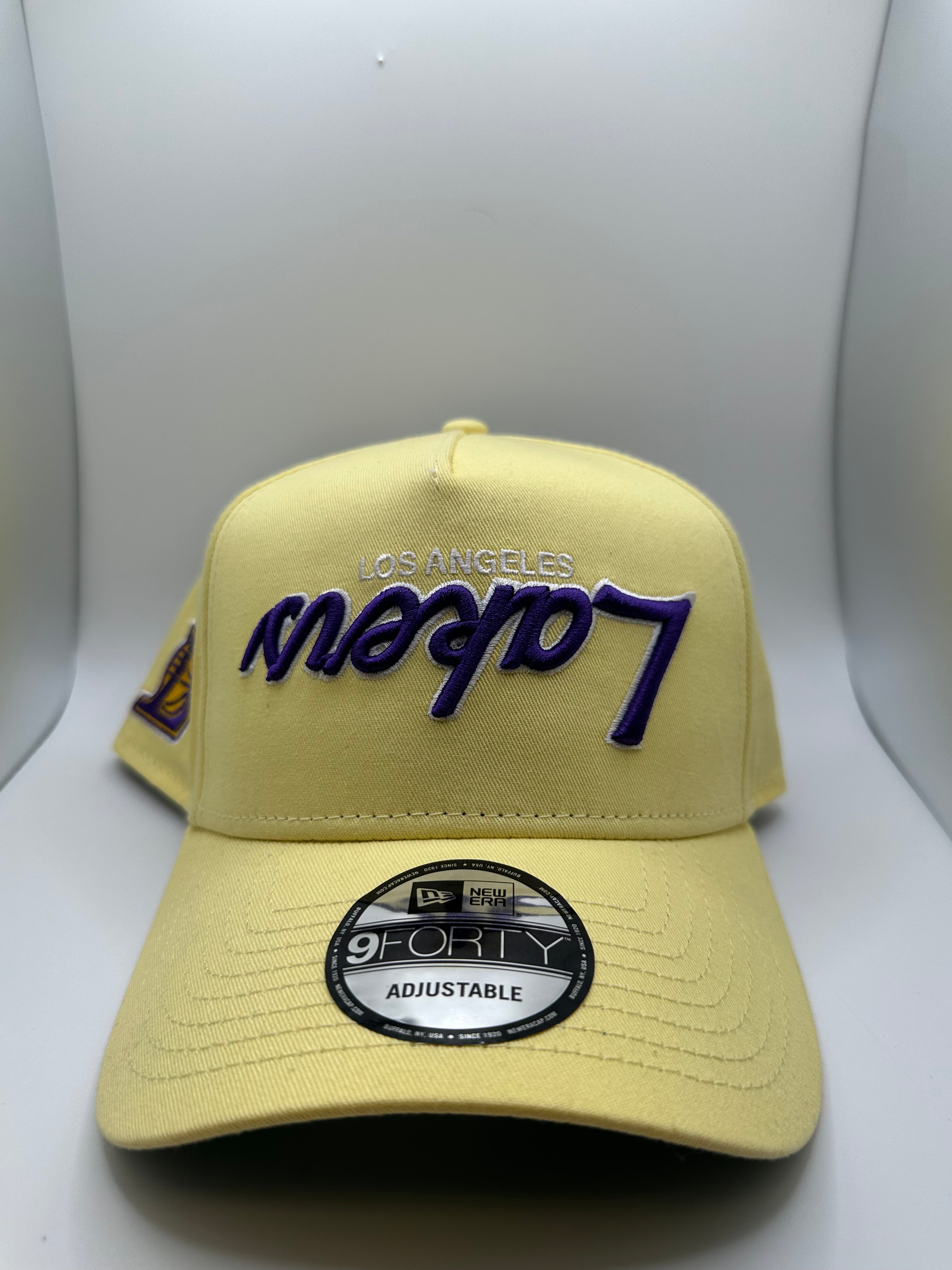 Los Angeles Lakers New Era 9Forty A-Frame Snapback Hat
