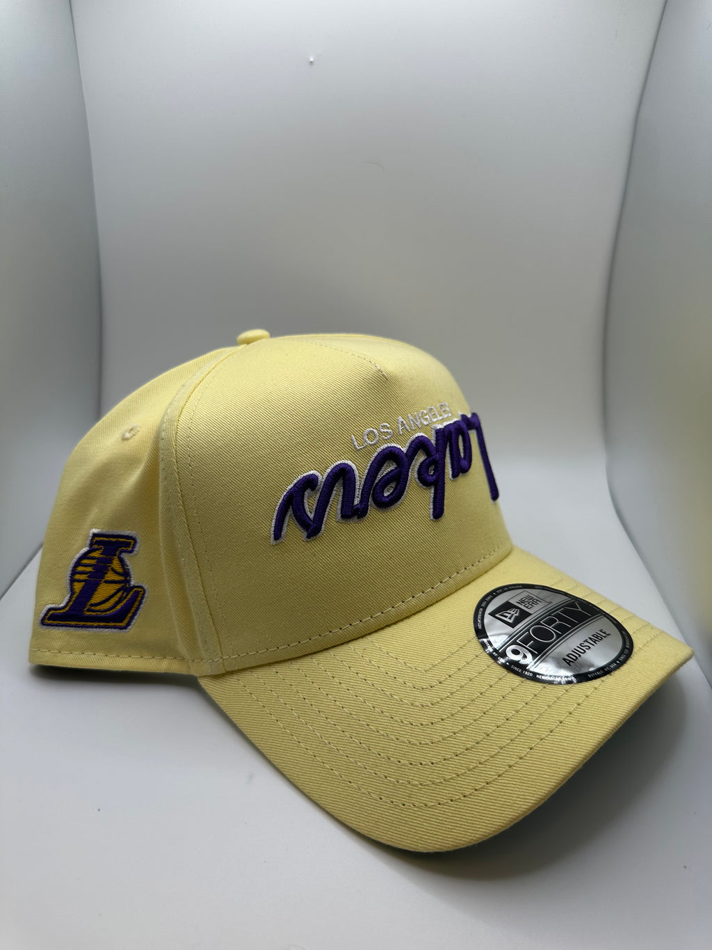 Los Angeles Lakers New Era 9Forty A-Frame Snapback Hat