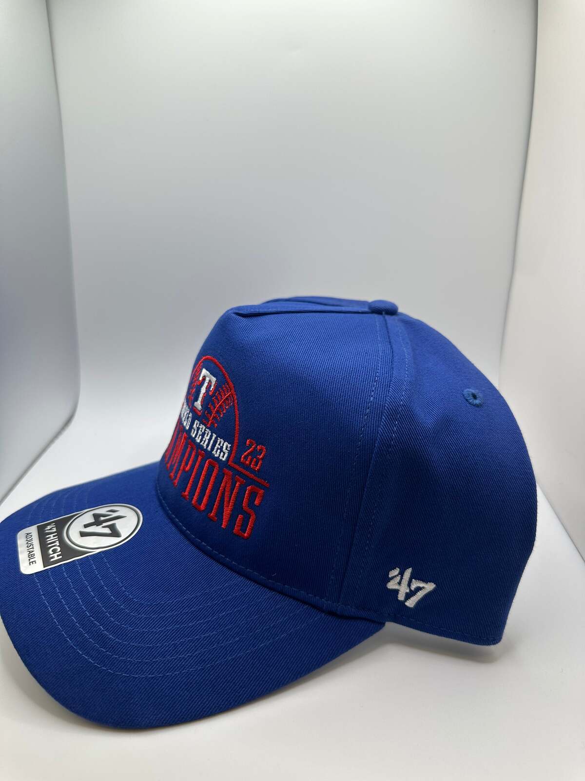 Texas Rangers "2023 WS Champions" '47 Hitch Snapback Hat