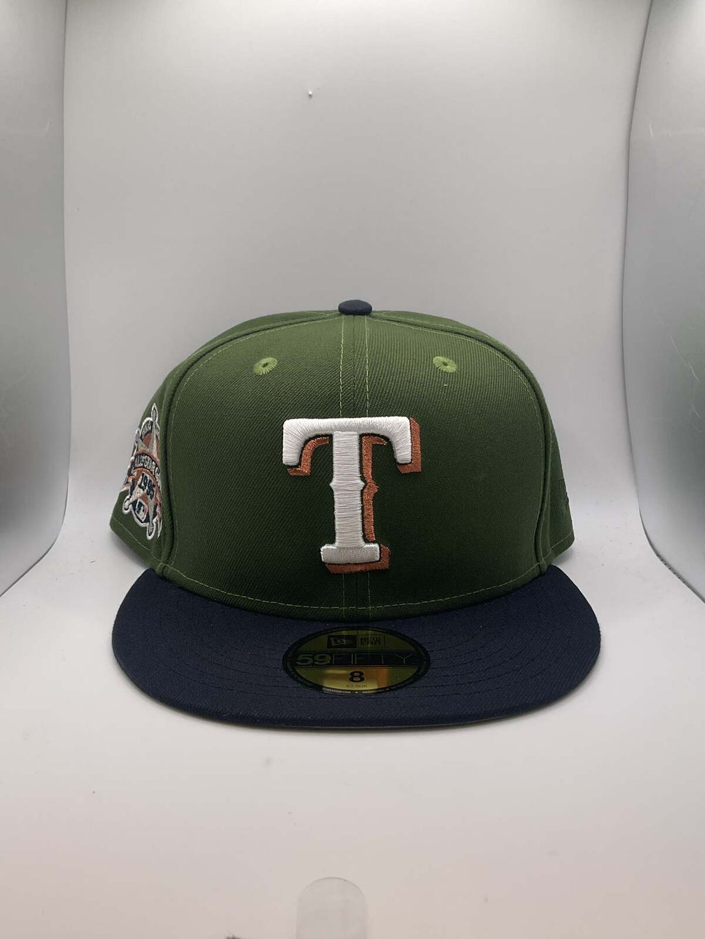 Texas Rangers New Era 59Fifty Fitted Hat - Size 8