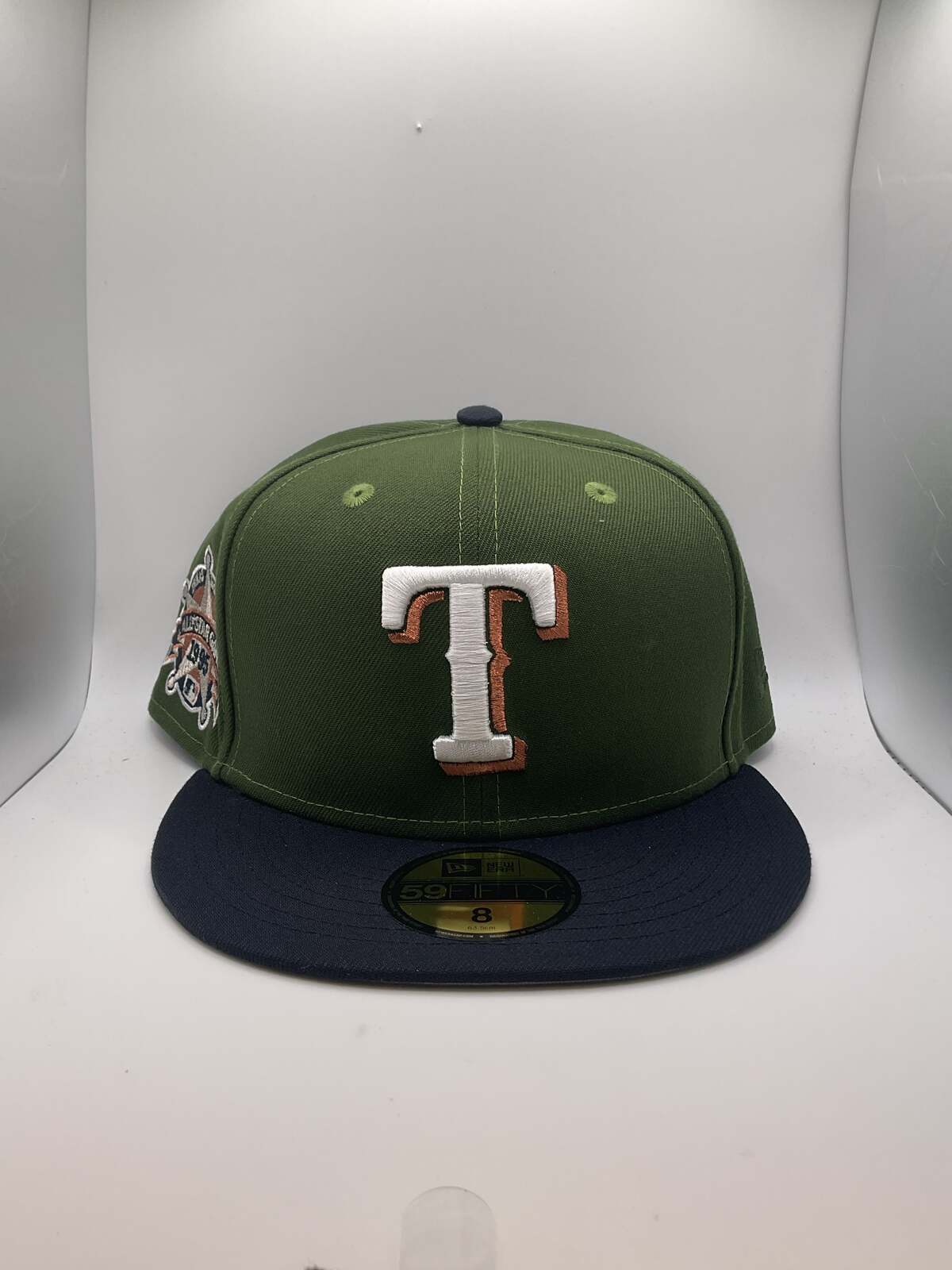 Texas Rangers New Era 59Fifty Fitted Hat - Size 8