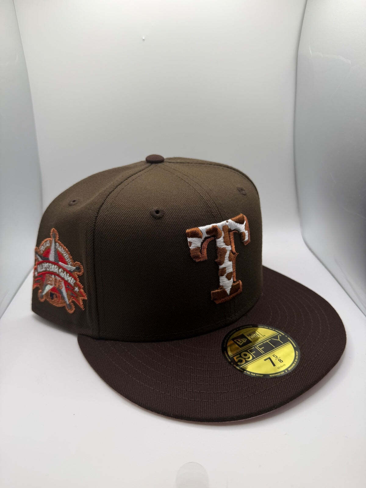 Texas Rangers "Brown Cow" New Era 59Fifty Fitted Hat - Size 7 5/8