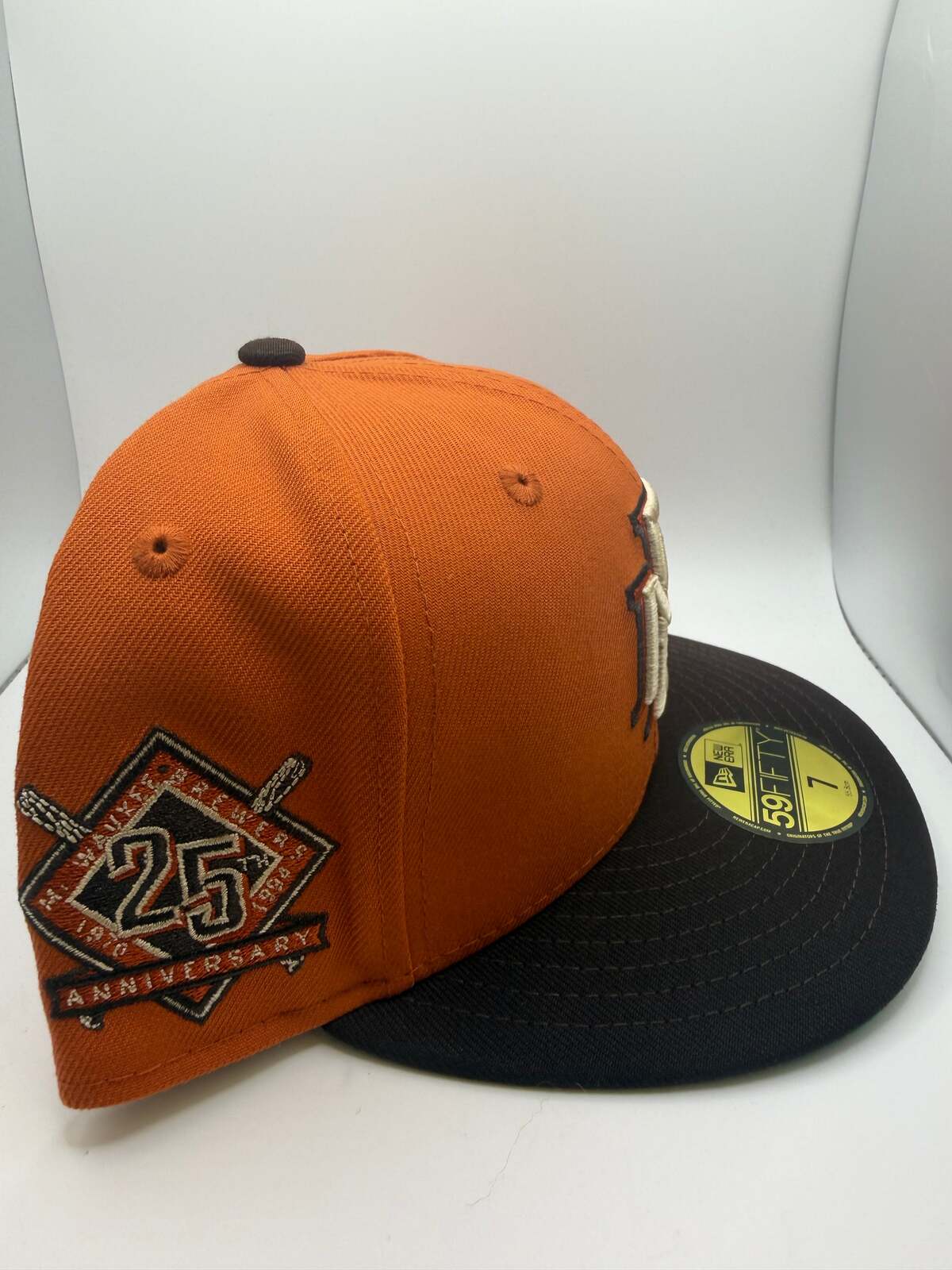 Milwaukee Brewers New Era 59Fifty Fitted Hat - Size 7