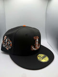 Texas Rangers "Bevo 2.0" Upside Down T Prociety New Era 59Fifty Hat - Size 7 5/8