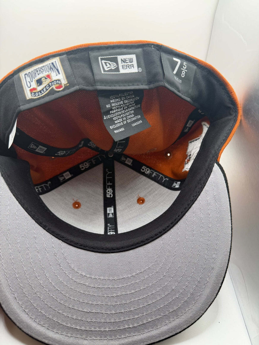 Texas Rangers "Longhorn" Burnt Orange New Era 59Fifty Fitted Hat - Size 7 5/8