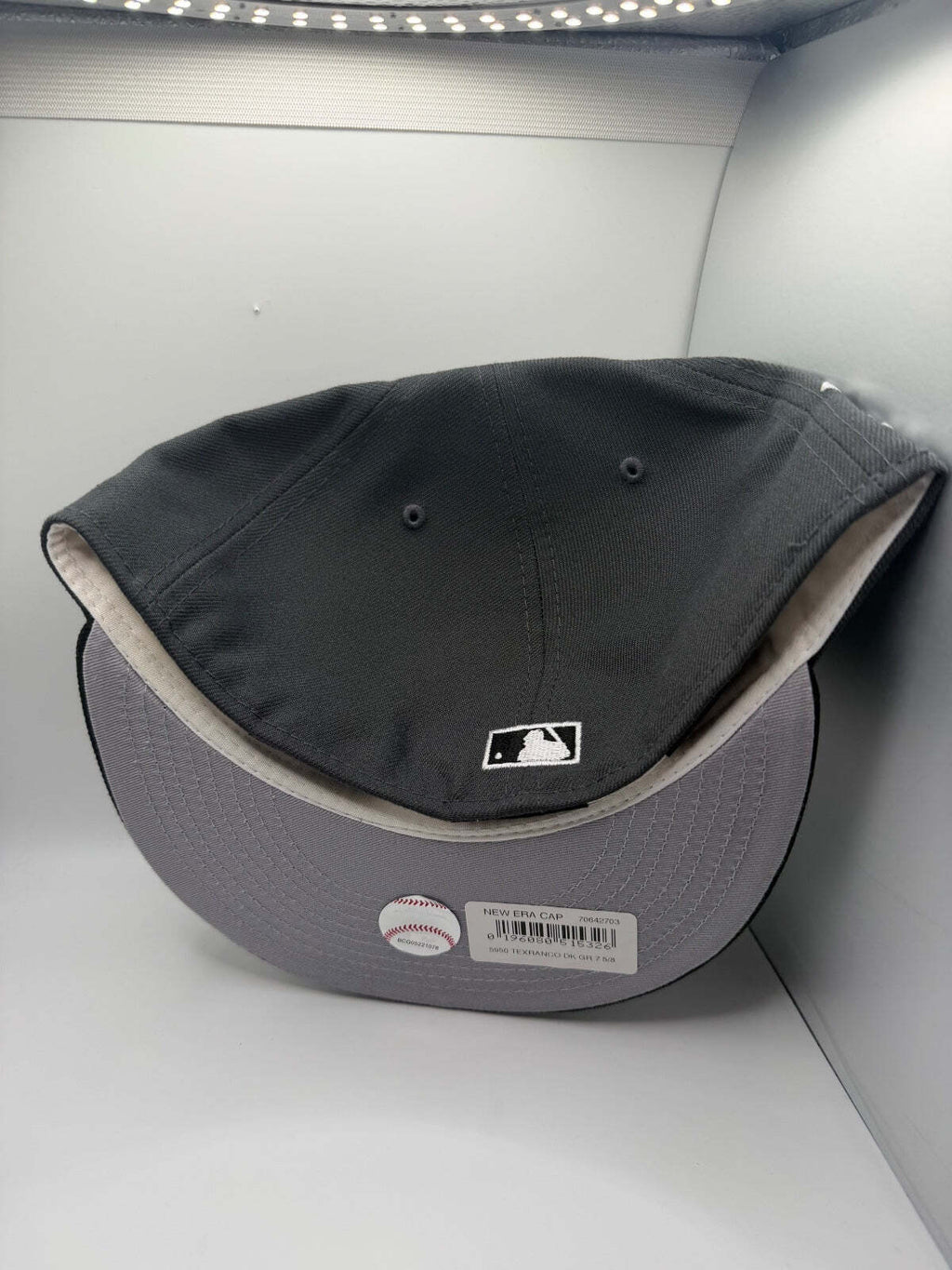 Texas Rangers "Final Season" Black/Gray New Era 59Fifty Fitted Hat - Size 7 5/8