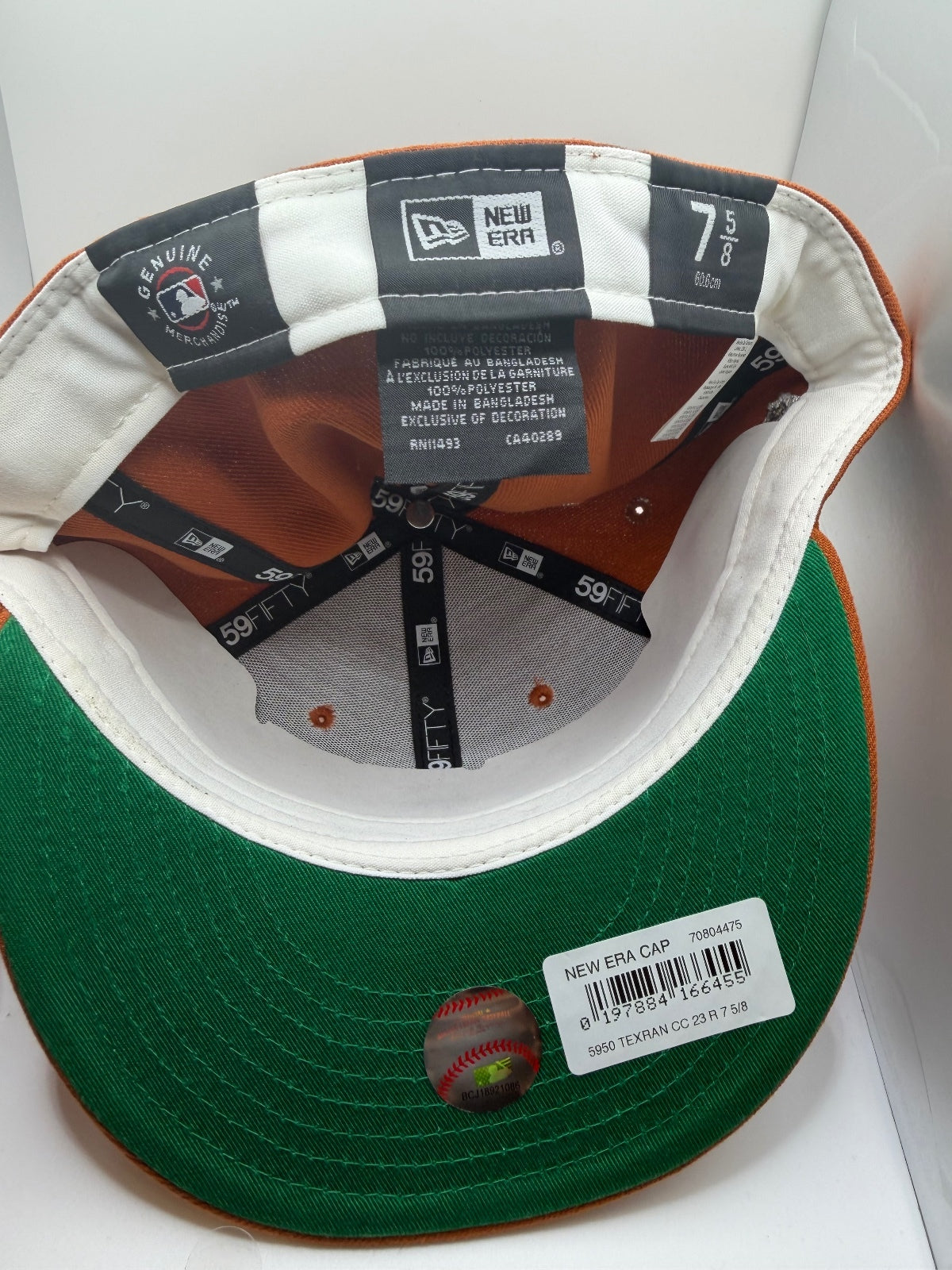 Texas Rangers "City Connect" Burnt Orange New Era 59Fifty Hat - Size 7 5/8