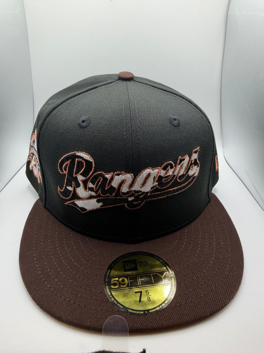 Texas Rangers "Burdeens Cow" New Era 59Fifty Hat - Size 7 5/8