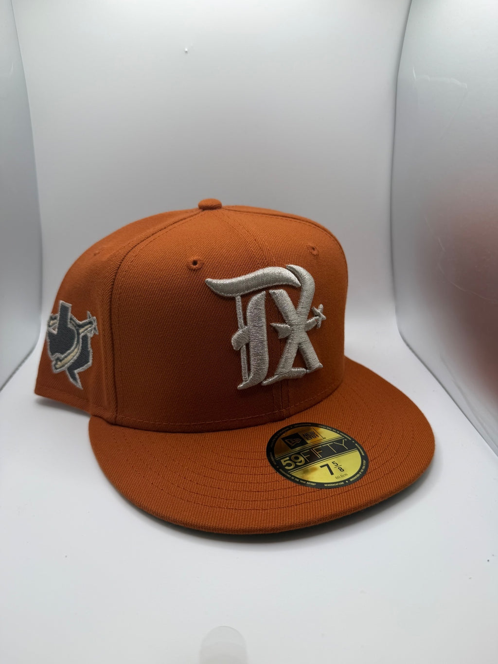 Texas Rangers "City Connect" Burnt Orange New Era 59Fifty Hat - Size 7 5/8