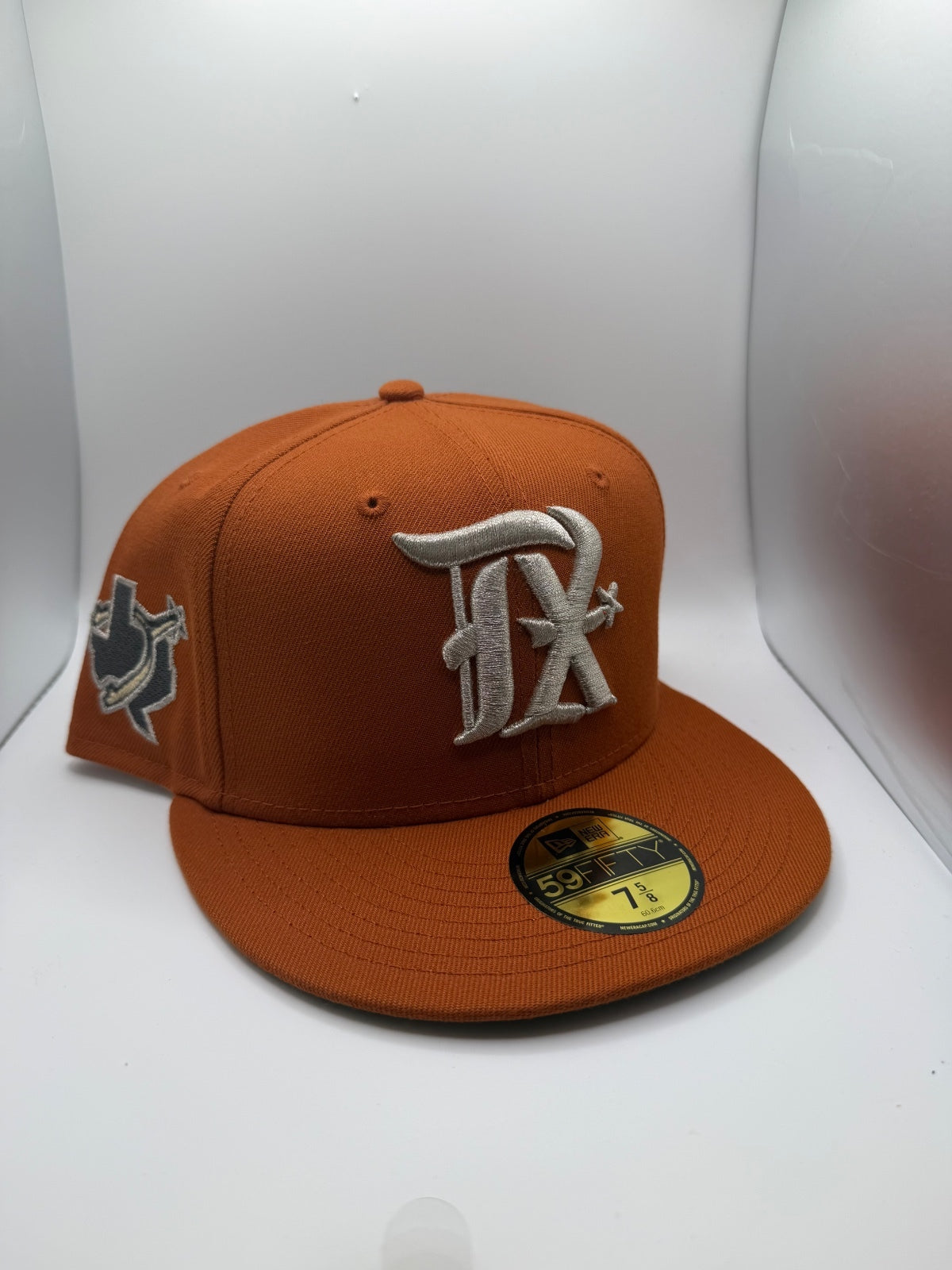 Texas Rangers "City Connect" Burnt Orange New Era 59Fifty Hat - Size 7 5/8