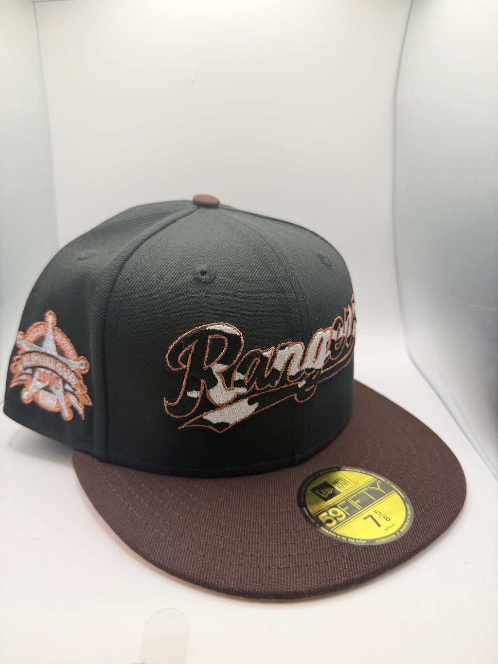 Texas Rangers "Burdeens Cow" New Era 59Fifty Hat - Size 7 5/8