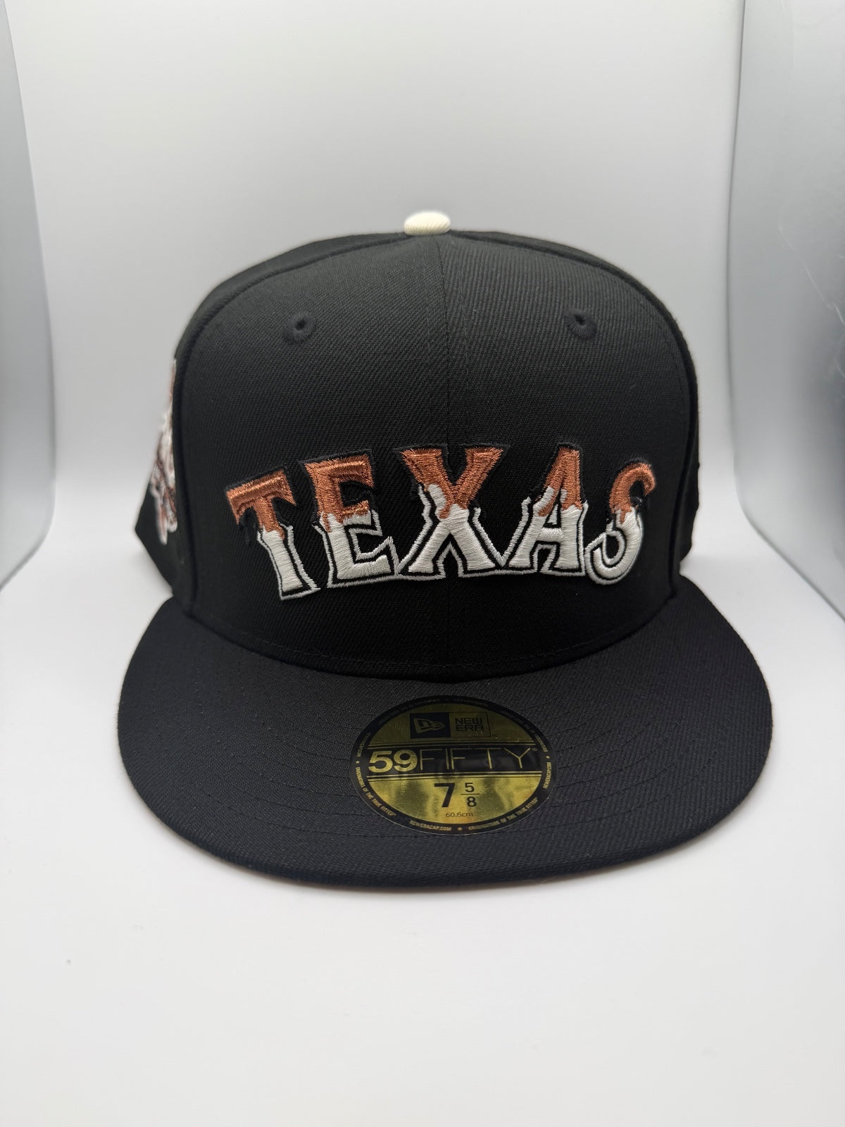 Texas Rangers "Texas Whiskey" Prociety New Era 59Fifty Hat - Size 7 5/8